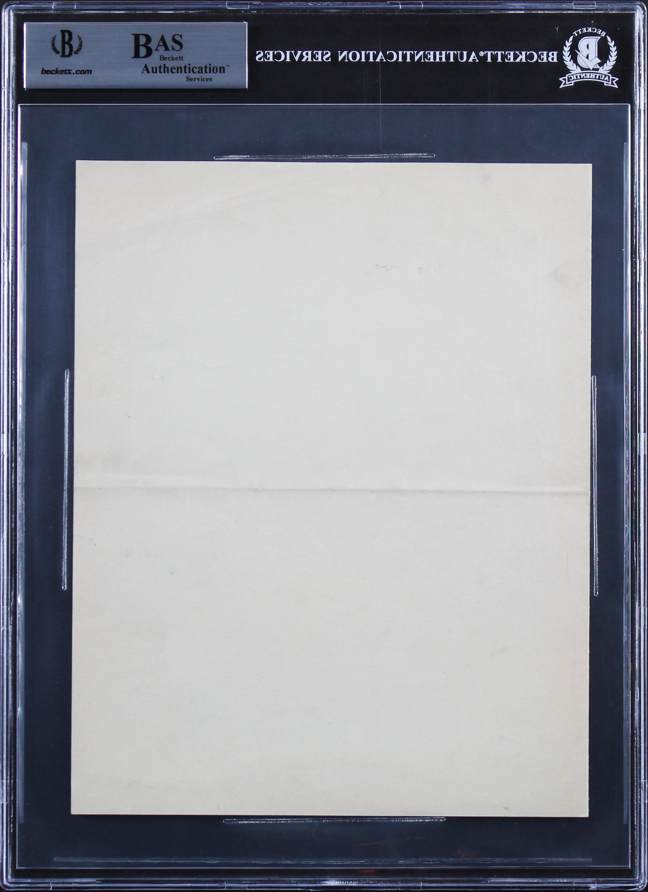 Herbert Hoover Signed 7x8.75 1931 Letter On White House Letterhead BAS Slabbed 2