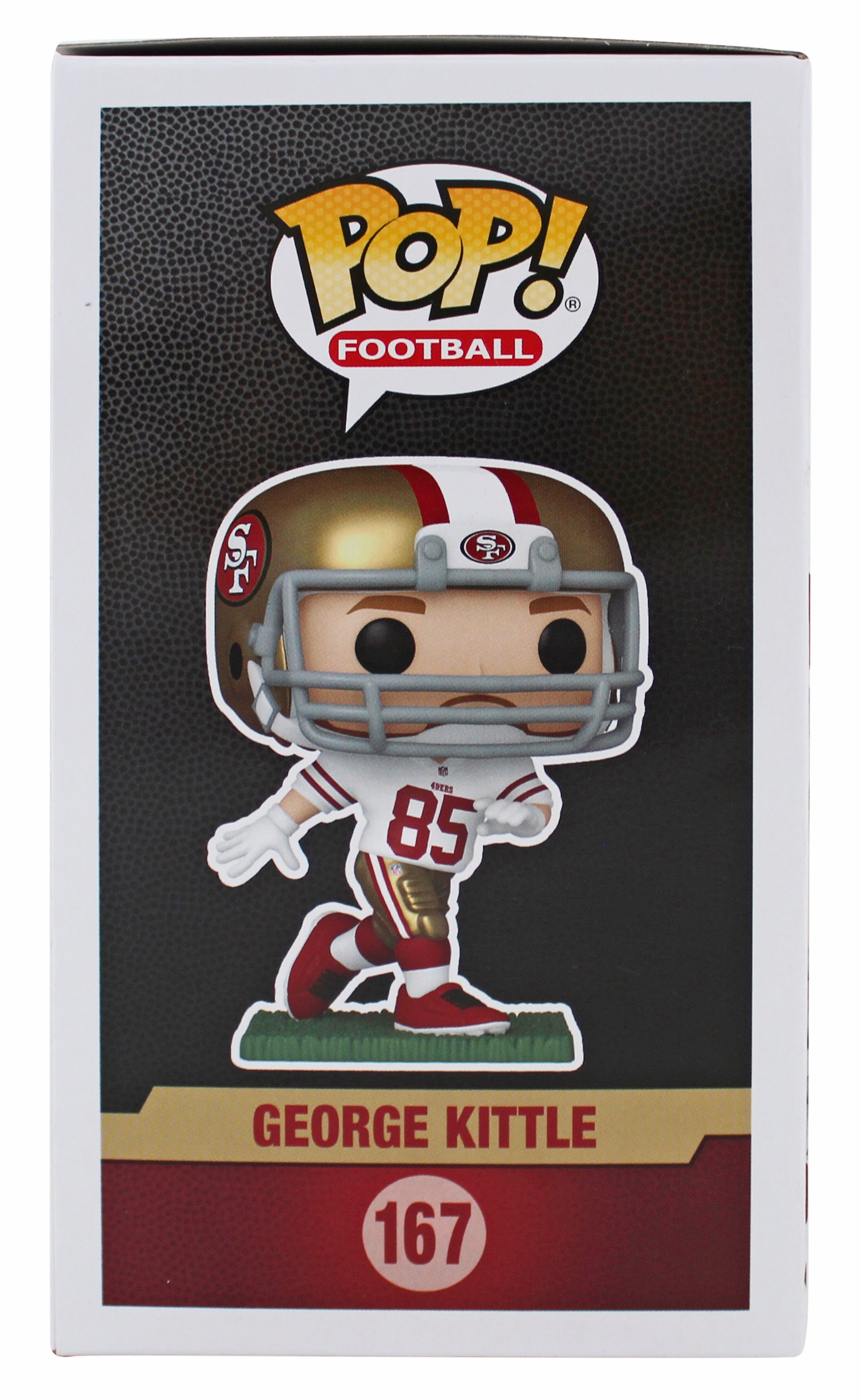 49ers George Kittle Signed #167 Funko Pop Vinyl Figure BAS Witnessed #1W996999