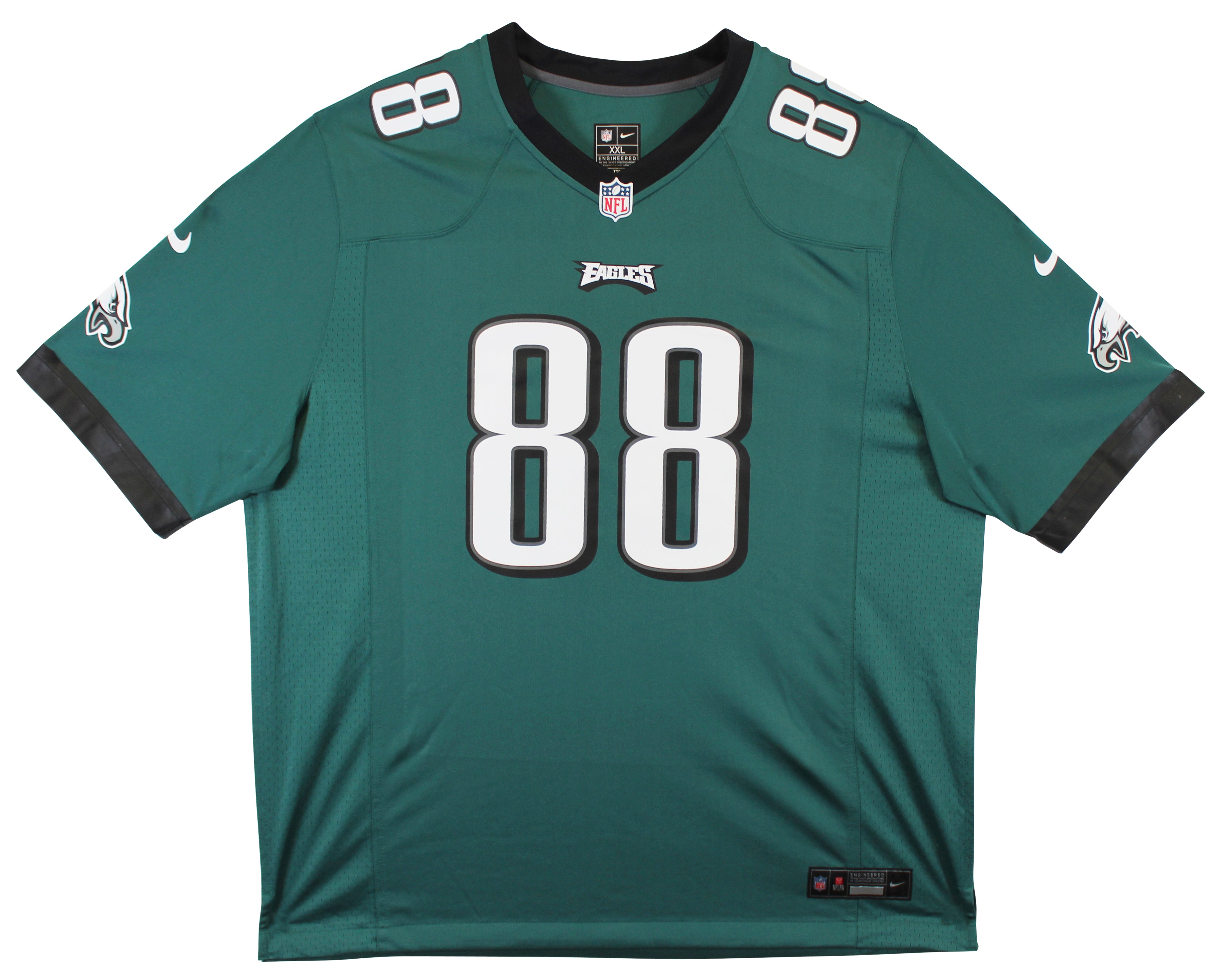 Eagles Dallas Goedert Authentic Signed Green Nike Game Jersey Fanatics