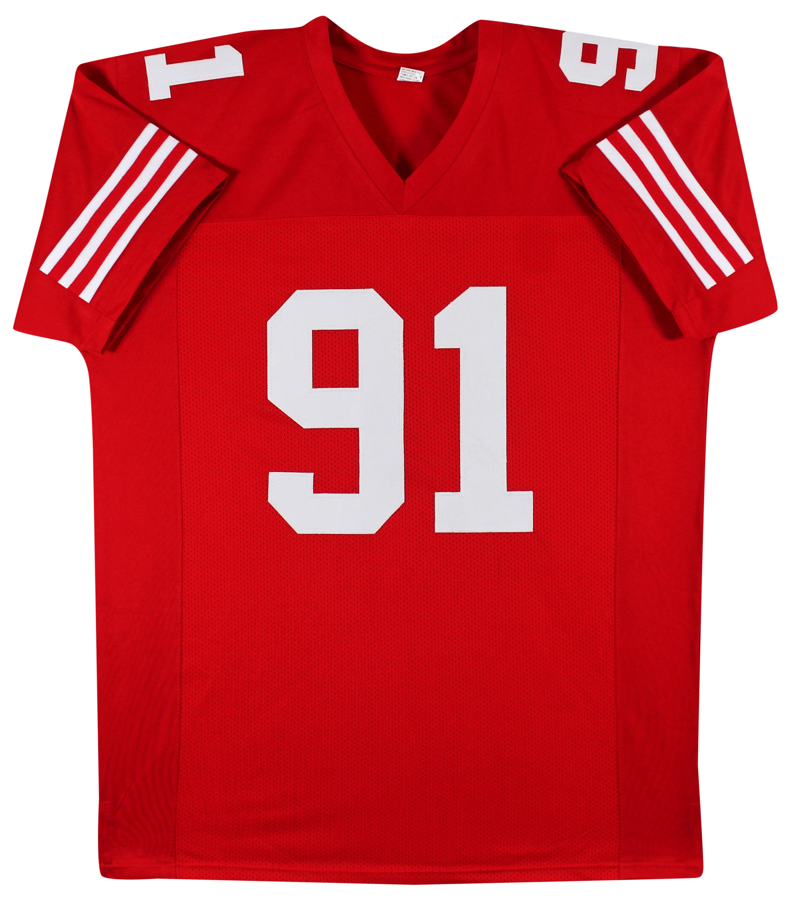 Arik Armstead Authentic Signed Red Pro Style Jersey BAS Witnessed