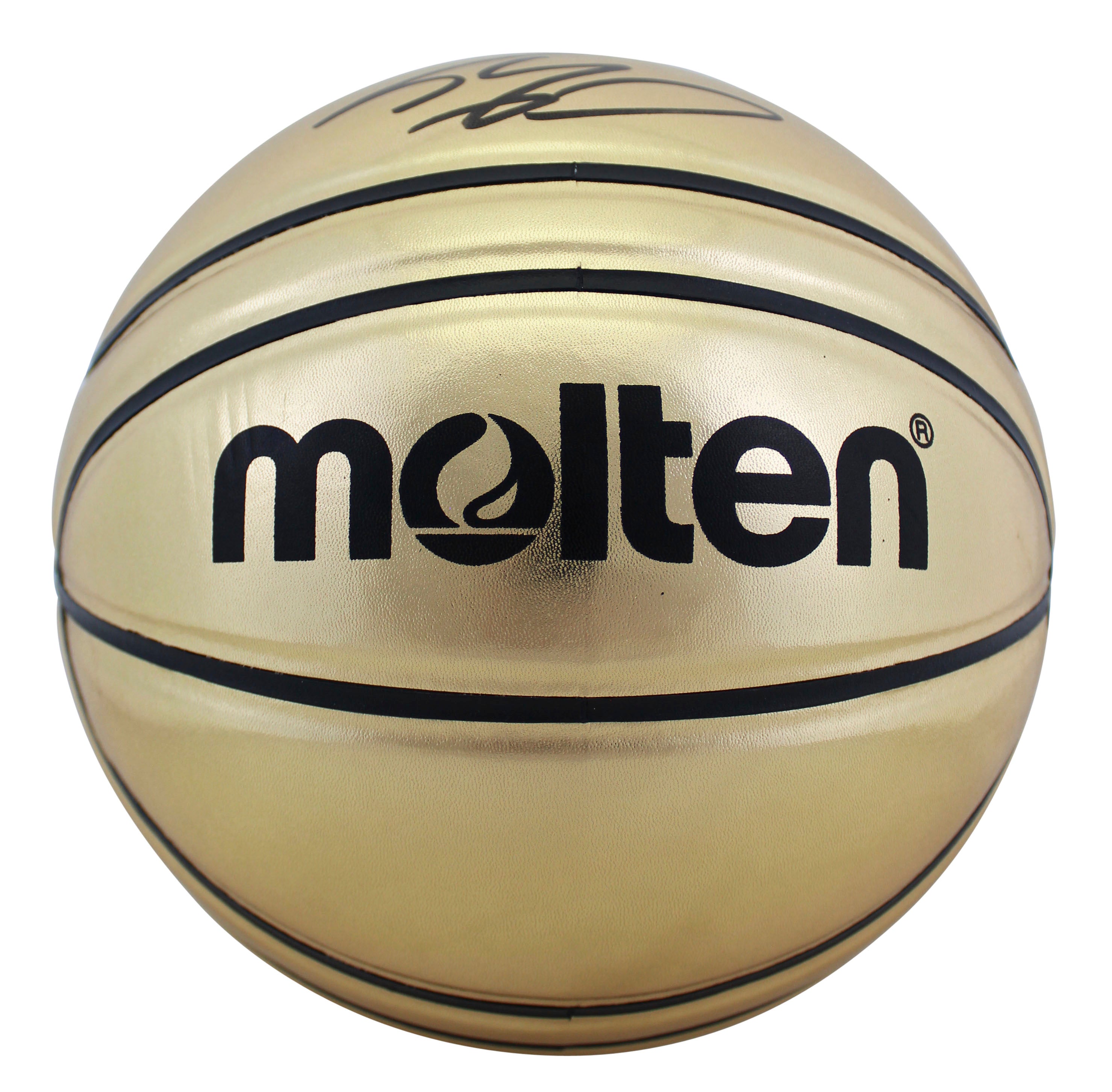 Lakers Shaquille O'Neal Authentic Signed Molten Basketball Autographed BAS