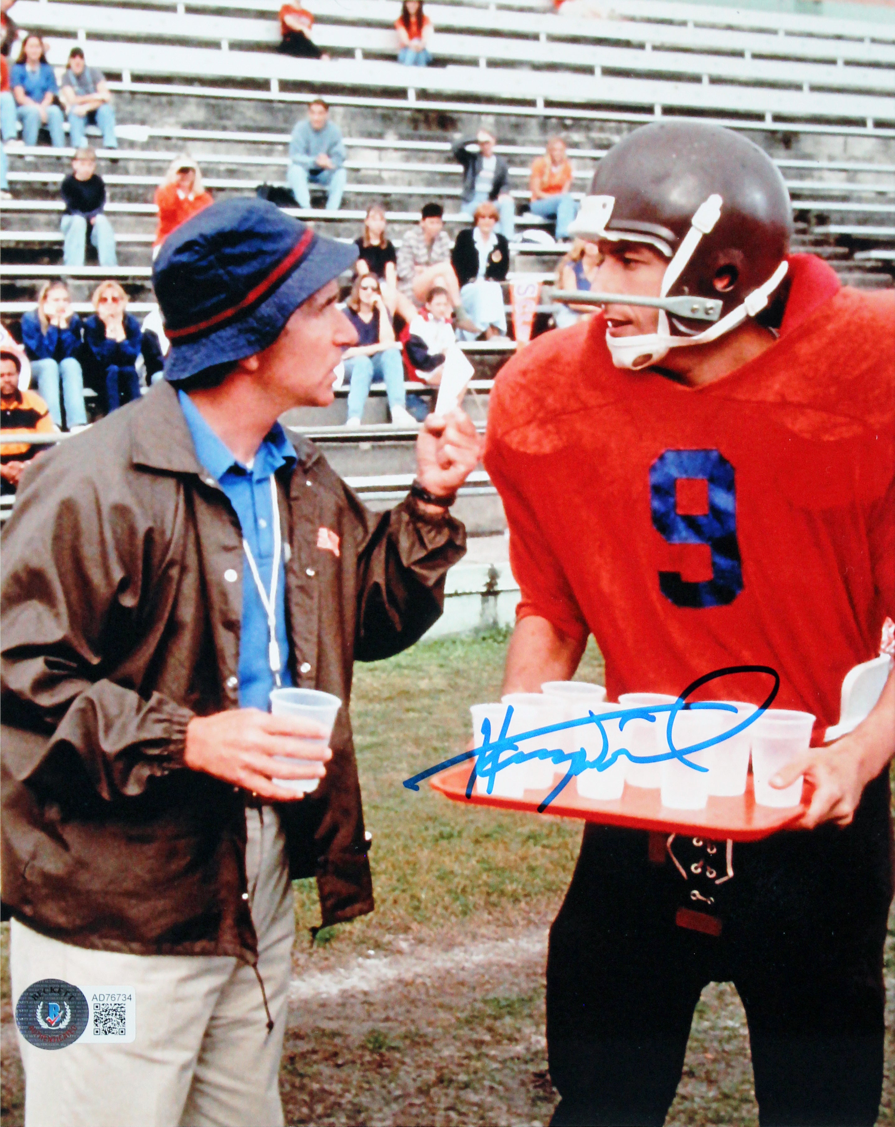 Adam Sandler & Henry Winkler The Waterboy Signed Framed Display BAS & PSA