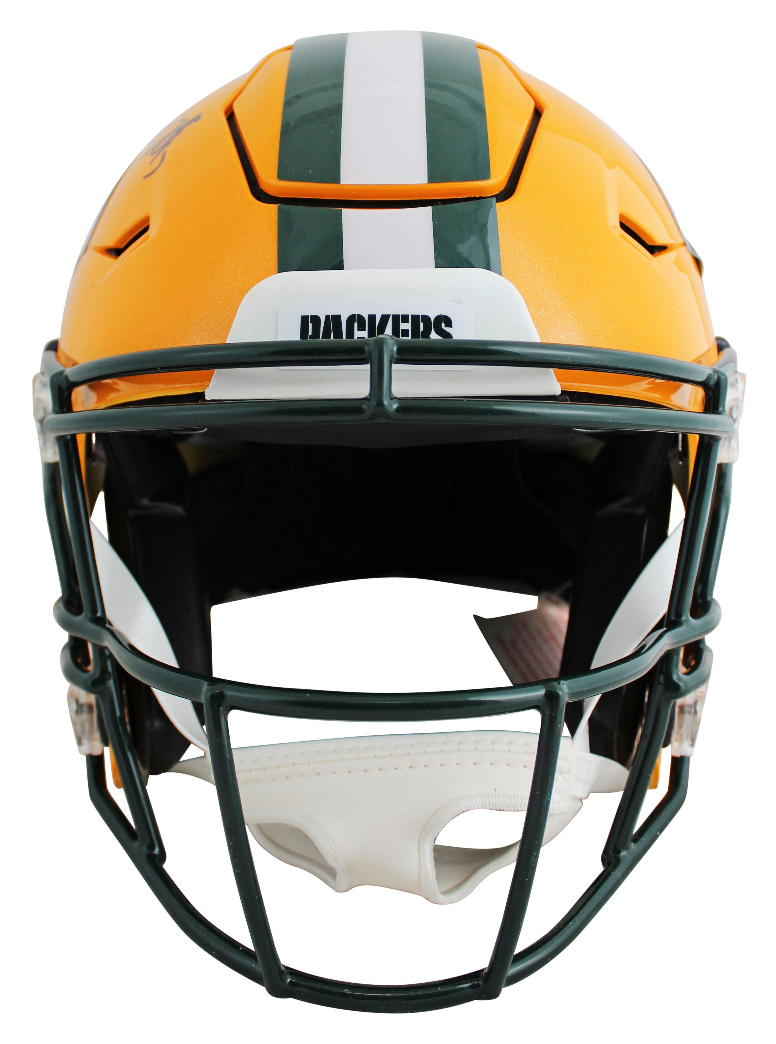Packers Davante Adams Signed Riddell Speed Flex Full Size Helmet BAS Witnessed