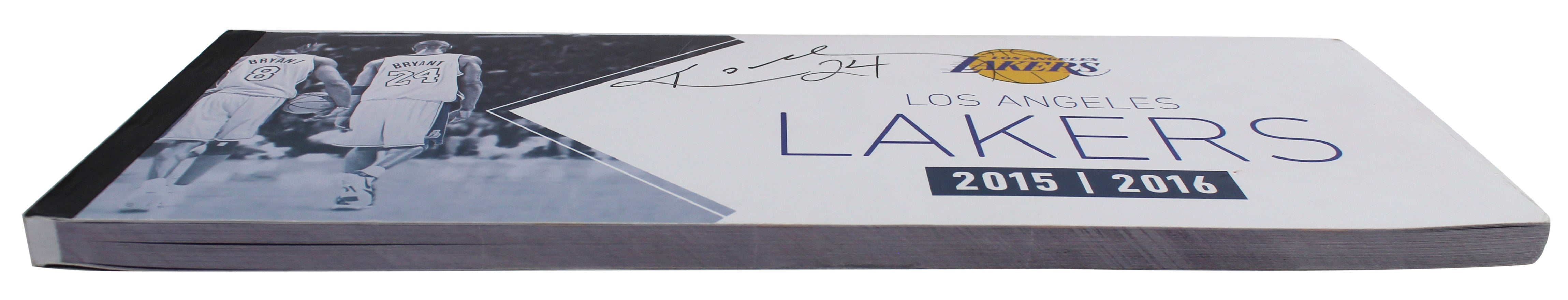 Lakers Kobe Bryant Signed 2015-16 Final Season Season Ticket Holder Book BAS