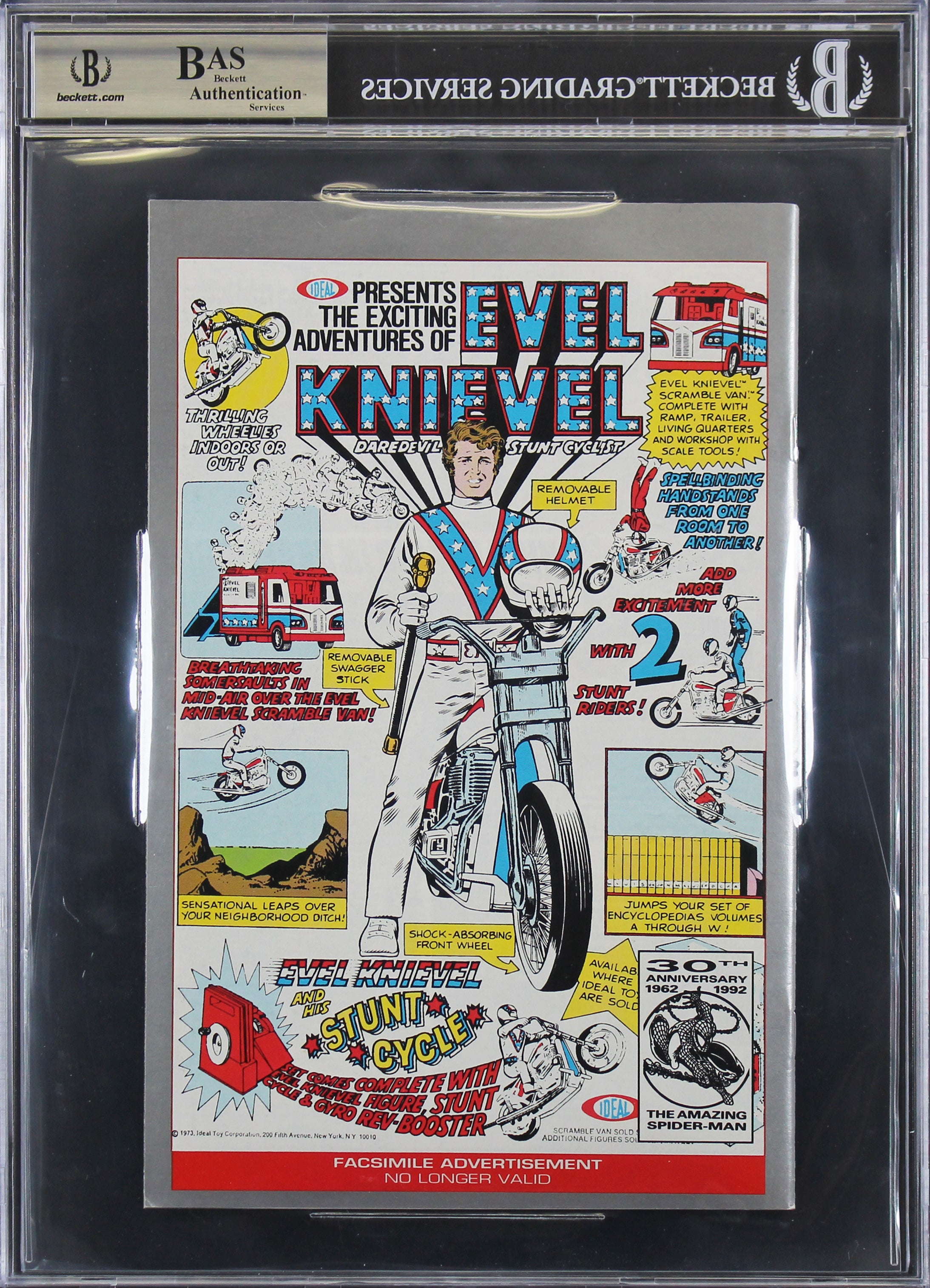 (3) Stan Lee, Romita & Conway Signed Amazing Spider-Man #129 Comic BAS Slabbed