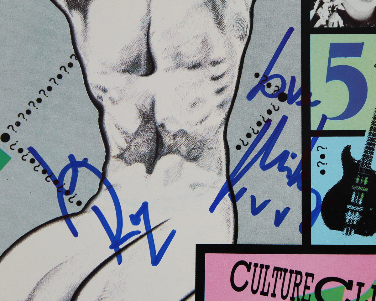 Mikey Craig & Roy Hay Culture Club Signed It's a Miracle 45 RPM Album Cover BAS