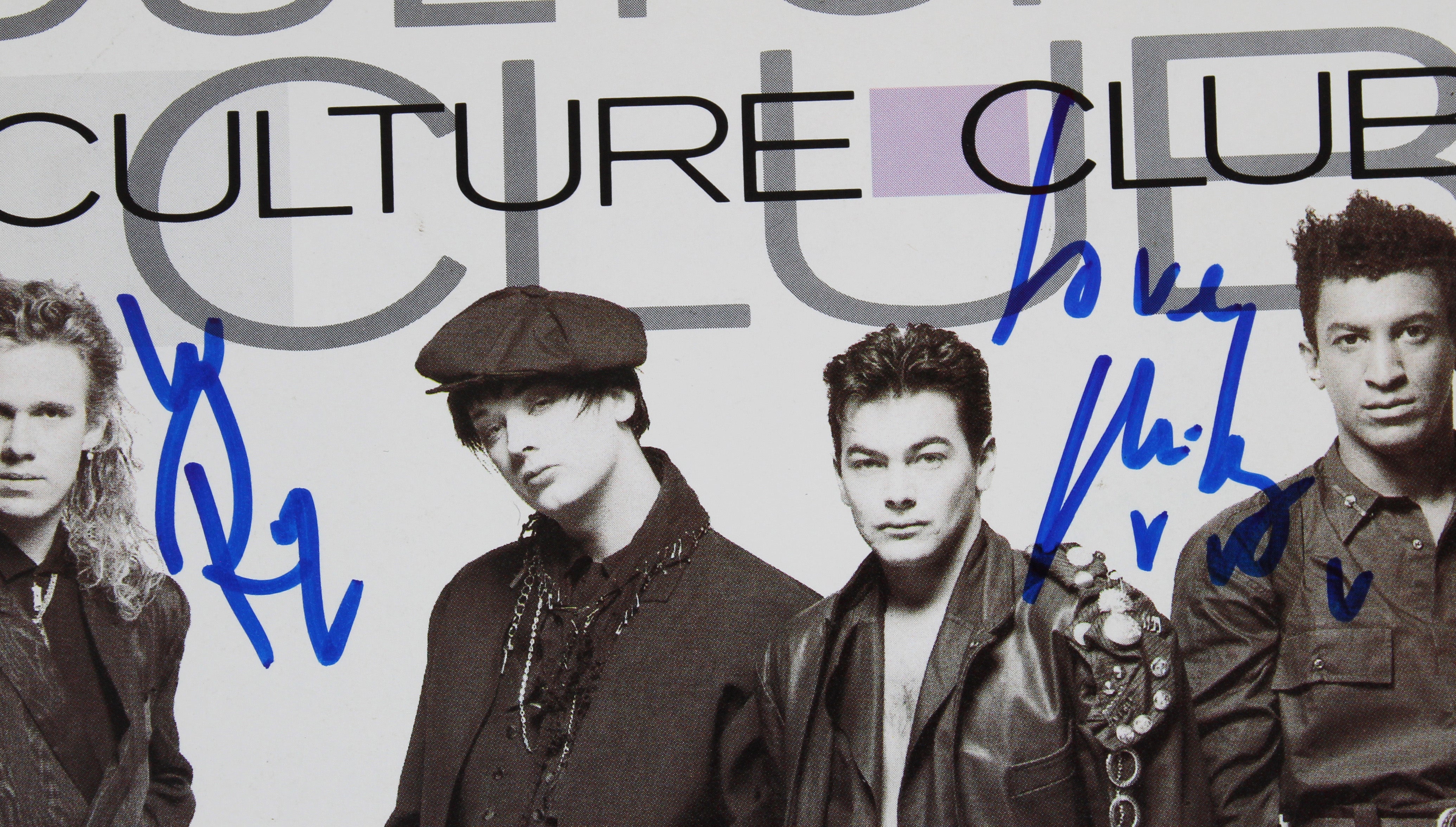 Mikey Craig & Roy Hay Culture Club Signed Move Away 45 Album Cover BAS #BG79200