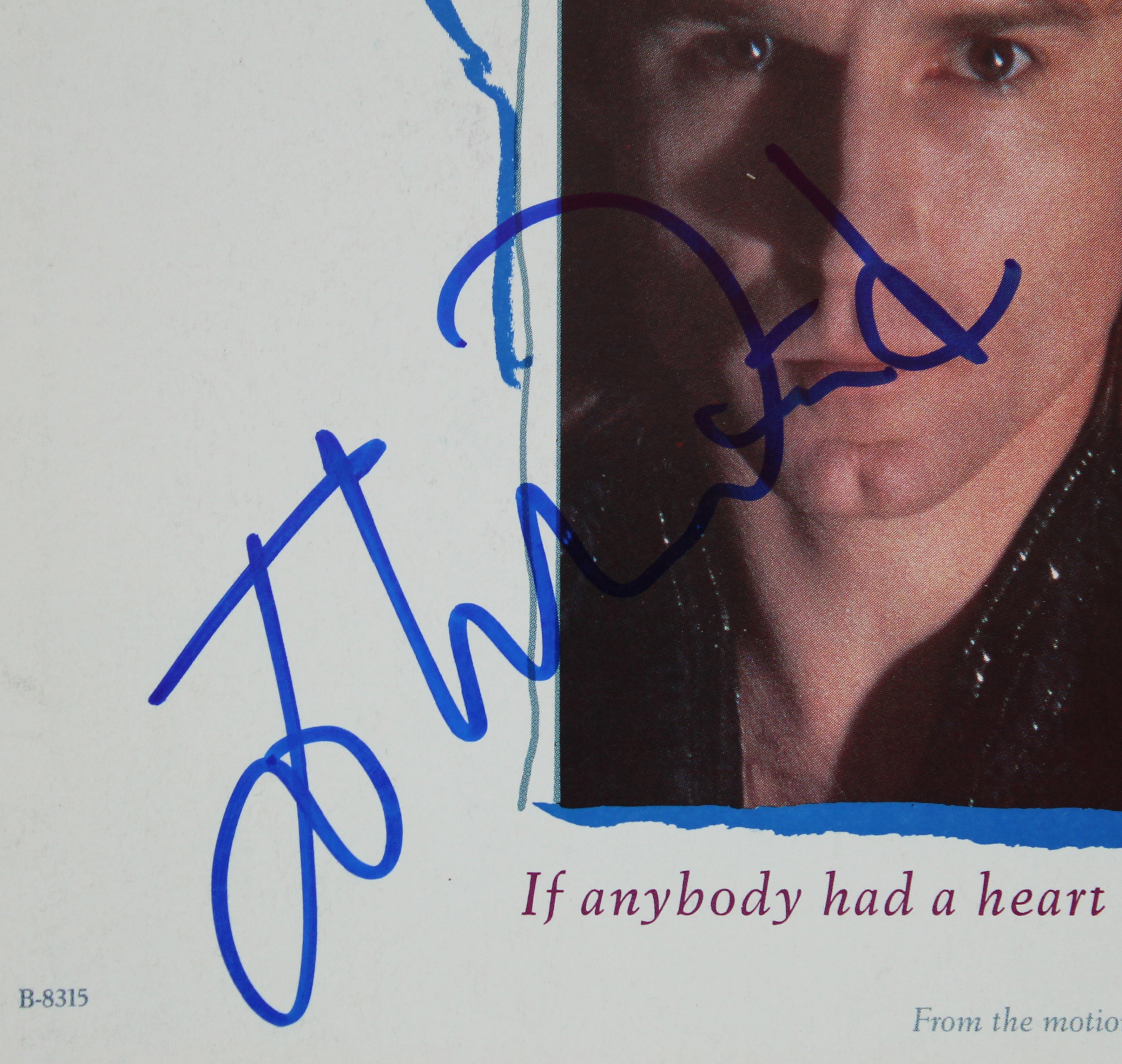 John Waite Signed If Anybody Had a Heart 45 RPM Album Cover BAS #BG79127