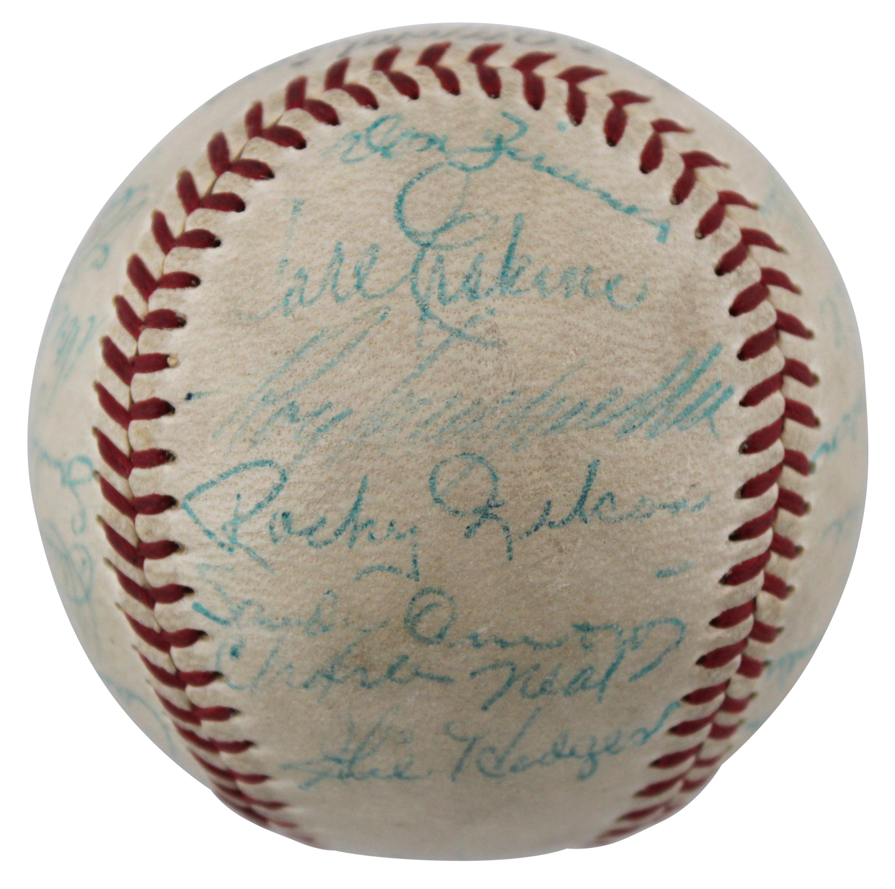 1956 Dodgers (22) Koufax, Robinson, Campanella Signed Onl Baseball BAS #AC33487