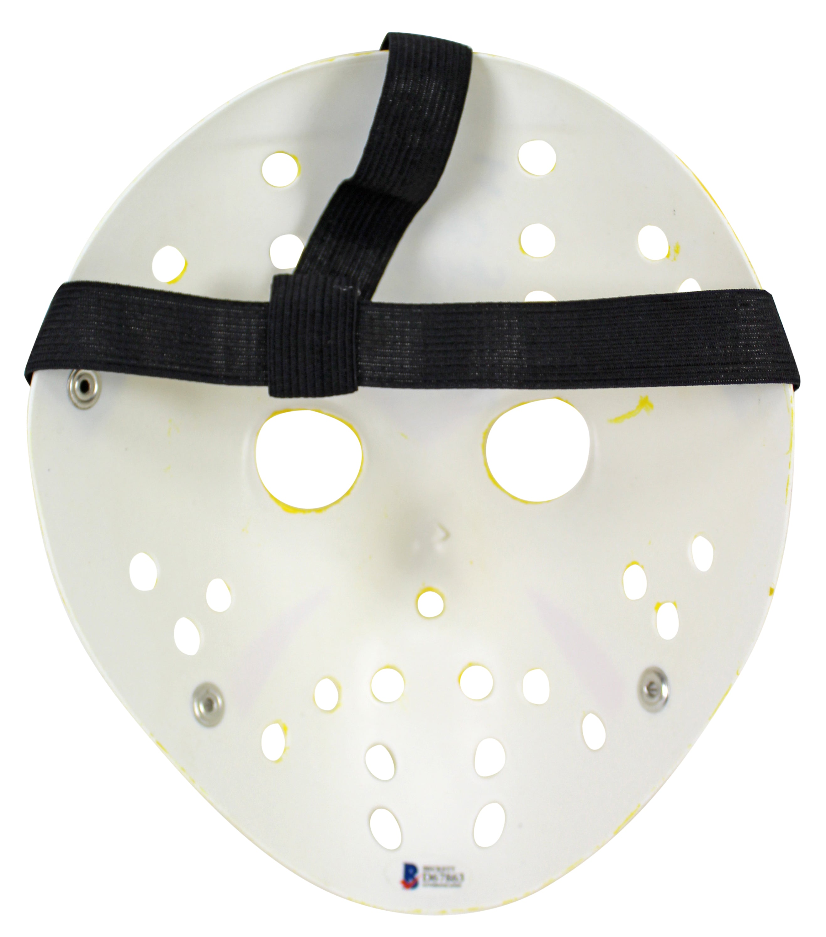 Ari Lehman "I Run Camp Crystal Lake" Authentic Signed Yellow Jason Mask BAS