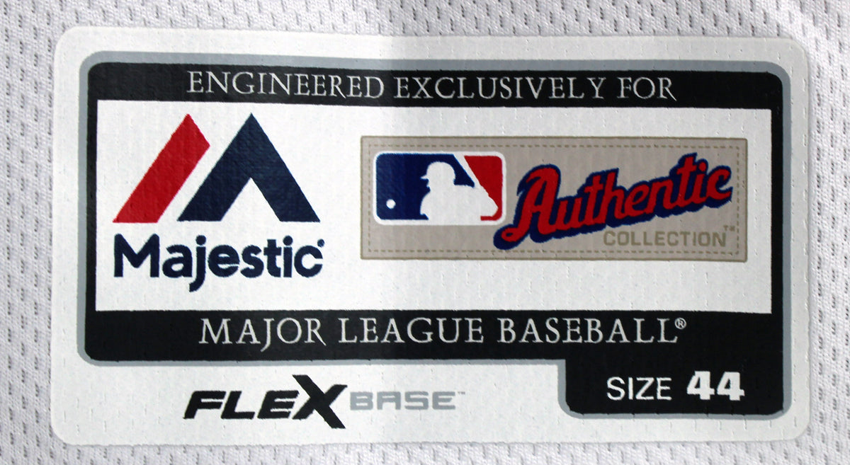 Tigers Miguel Cabrera Signed White Majestic Flexbase Jersey JSA Witness