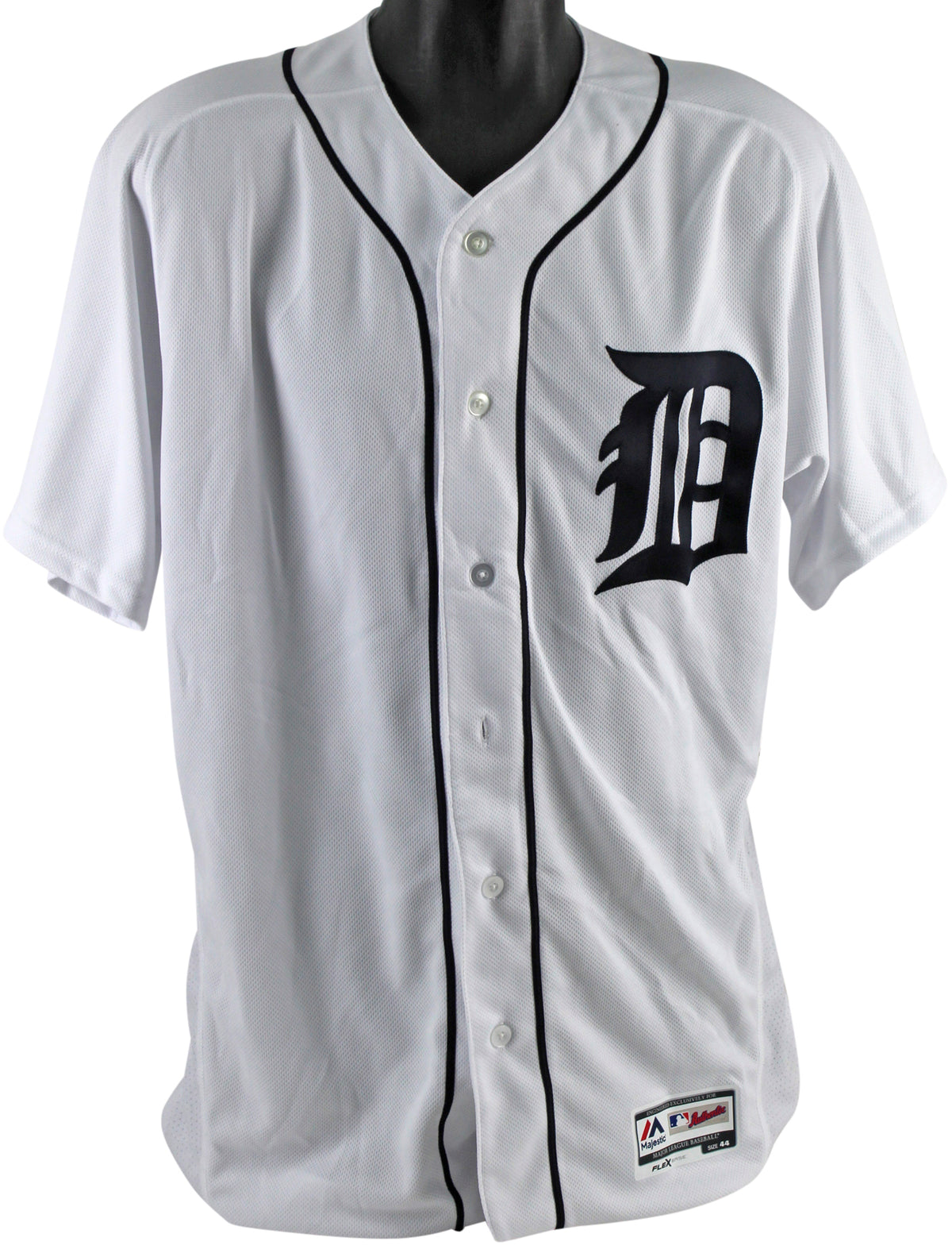 Tigers Miguel Cabrera Signed White Majestic Flexbase Jersey JSA Witness