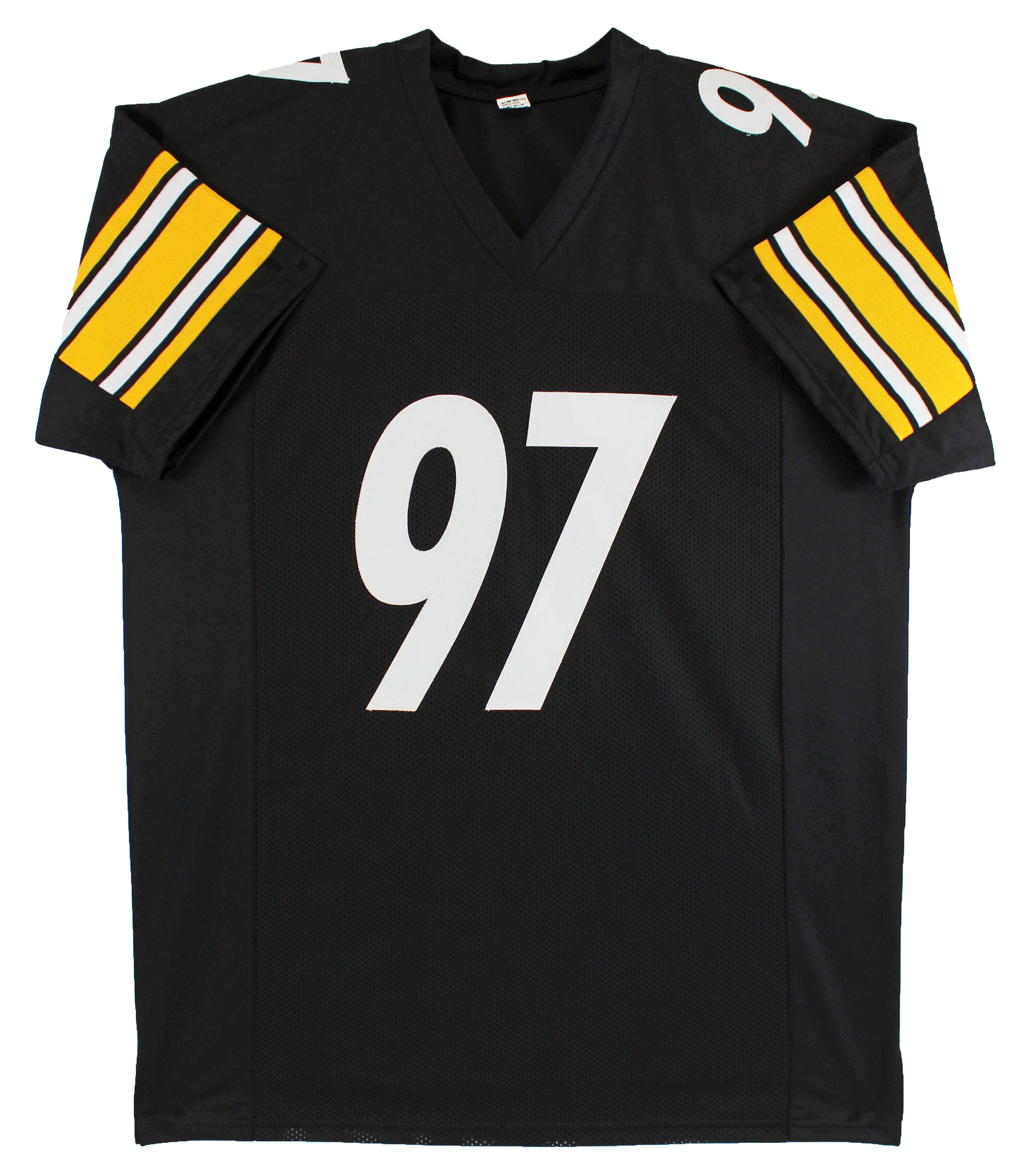 Cam Heyward Authentic Signed Black Pro Style Jersey Autographed BAS Witnessed