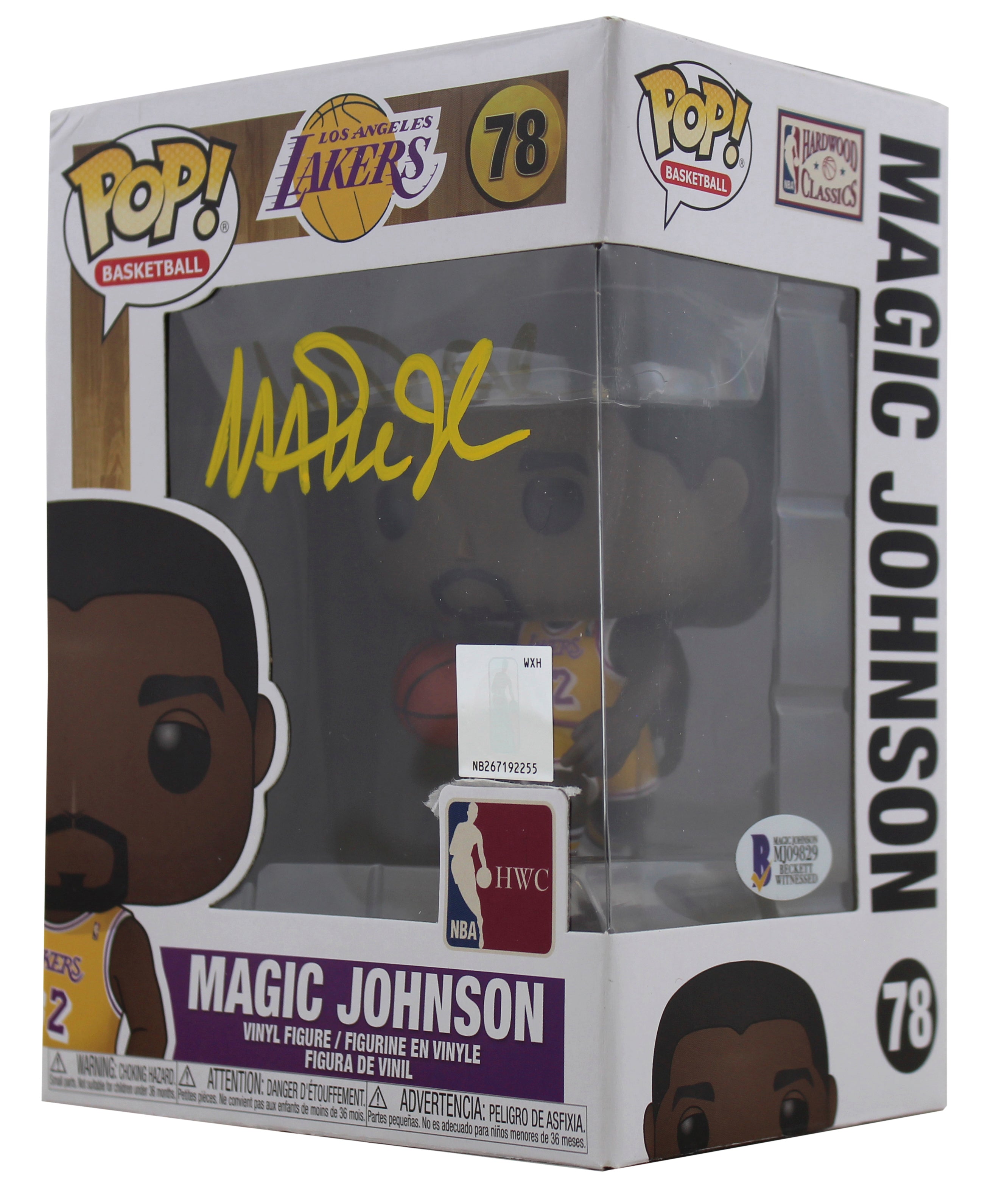 Lakers Magic Johnson Authentic Signed #78 Funko Pop Vinyl Figure BAS #MJ09829