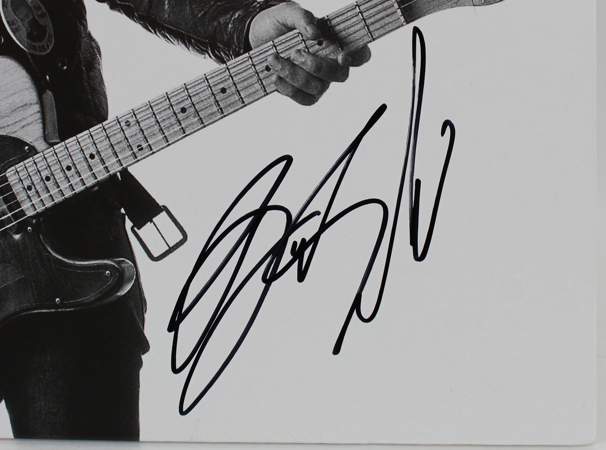 Bruce Springsteen Authentic Signed Born To Run Album Cover W/ Vinyl BAS #A08800
