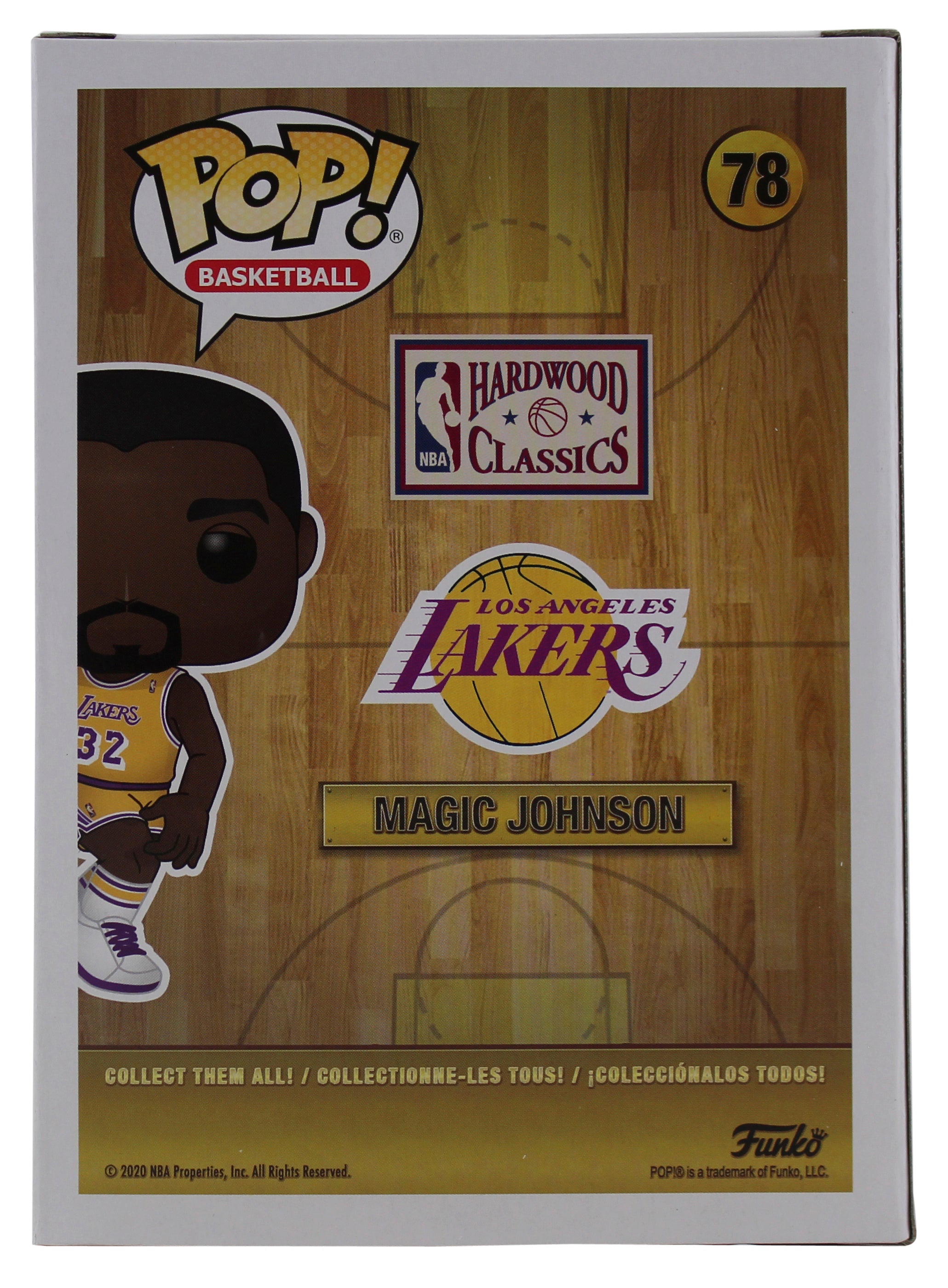 Lakers Magic Johnson Authentic Signed #78 Funko Pop Vinyl Figure BAS #MJ09829