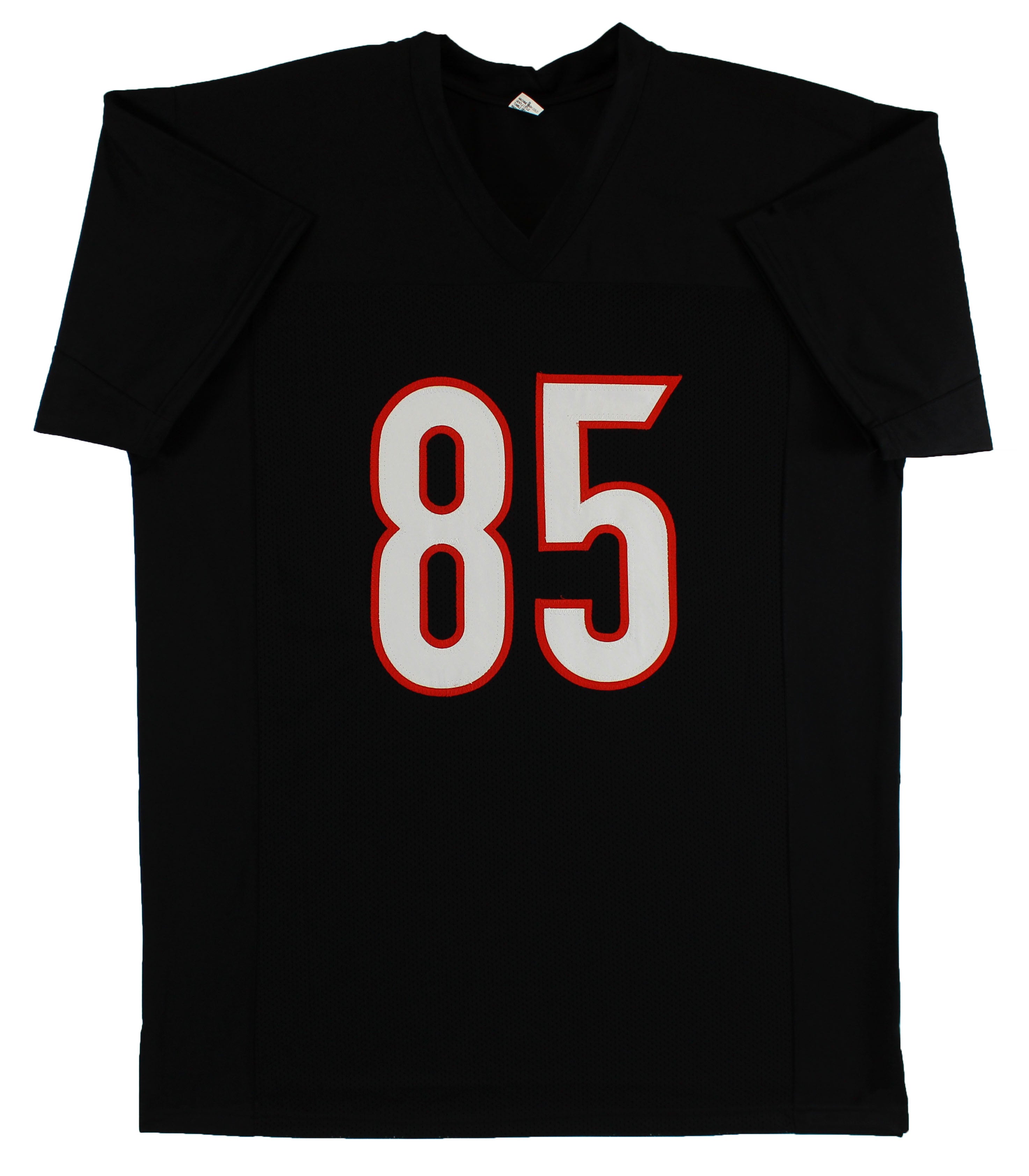 Tee Higgins Authentic Signed Solid Black Pro Style Jersey BAS Witnessed