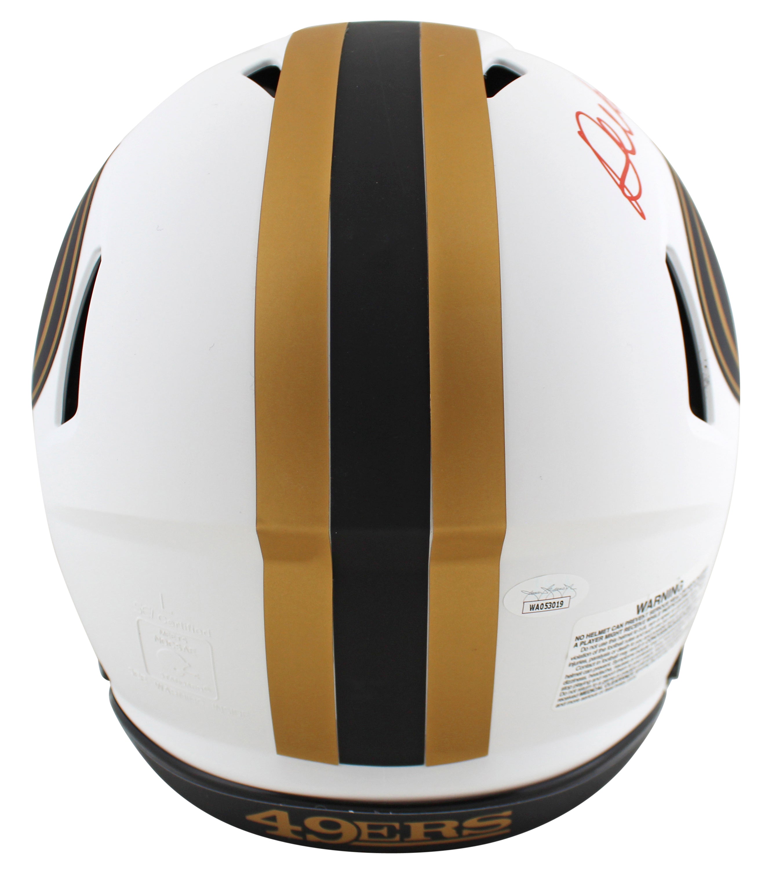 49ers Deebo Samuel Signed Lunar Full Size Speed Proline w/ Case Helmet JSA