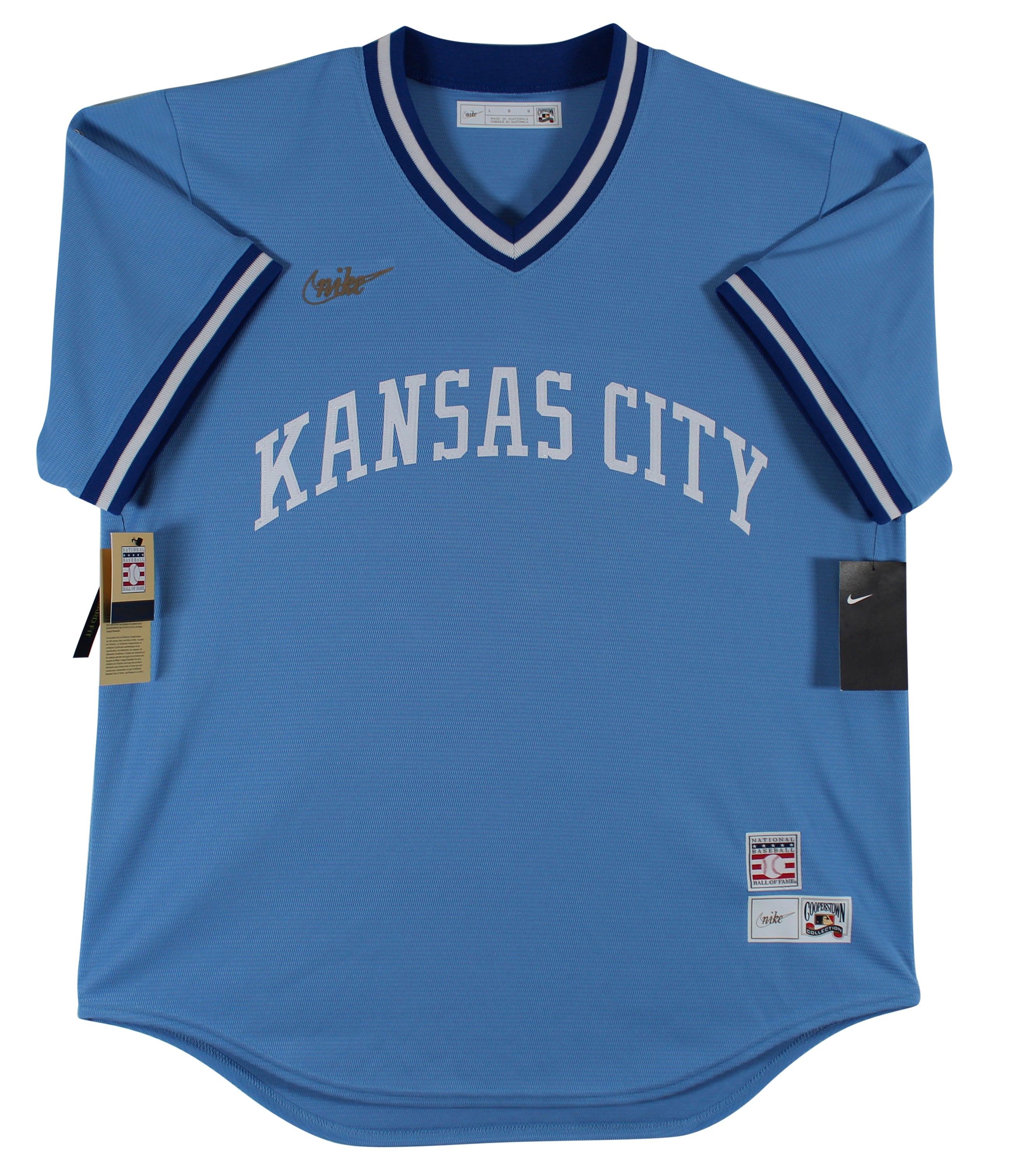 Royals George Brett "HOF 99" Authentic Signed Blue Nike CC Jersey BAS #BK02127