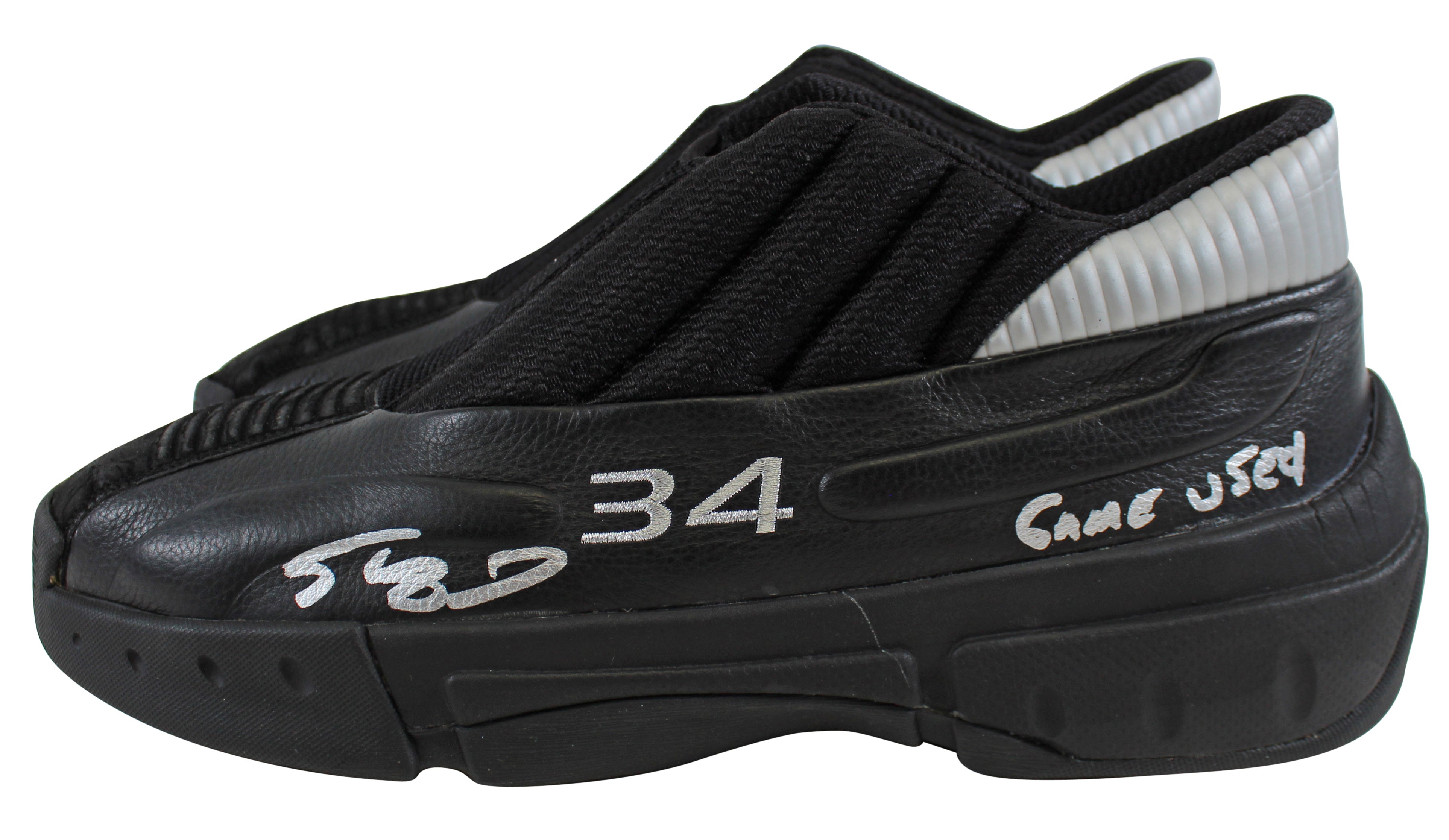 Heat Shaquille O'Neal "Game Used" Authentic Signed 2000-2002 Dunkman Shoes BAS