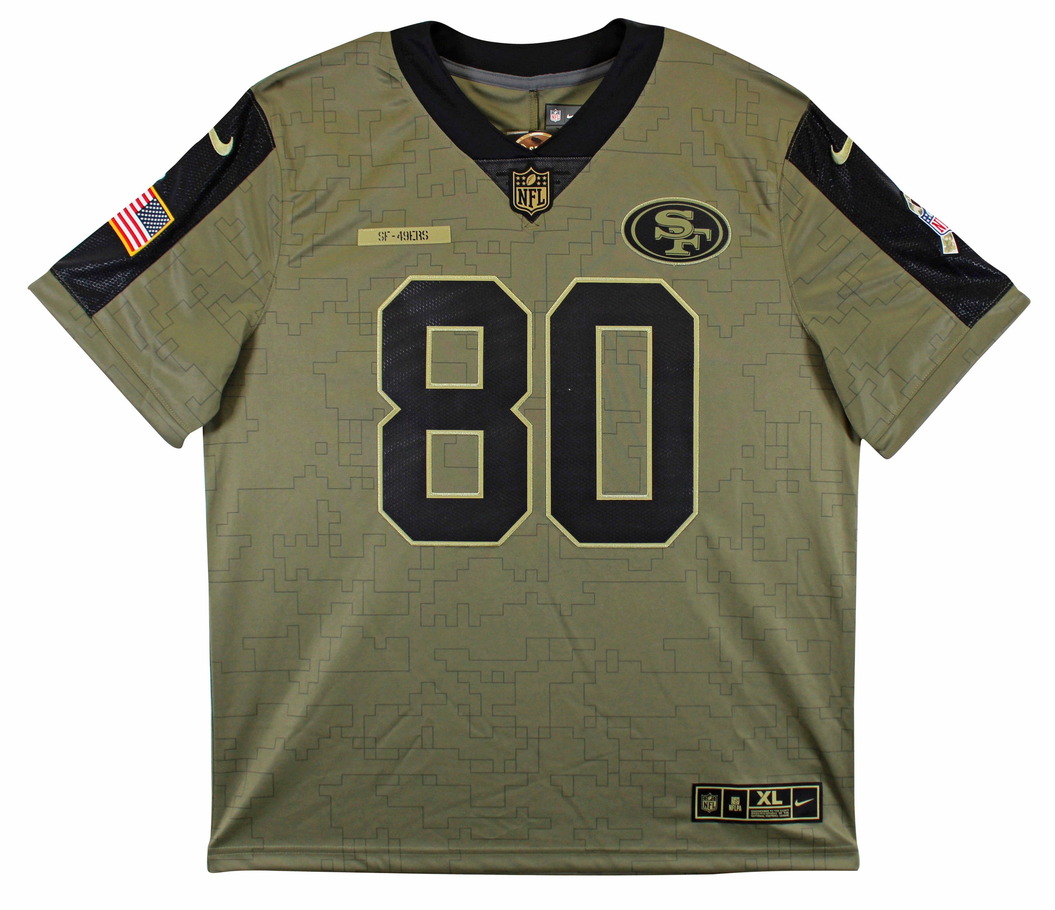 49ers Jerry Rice Signed 2021 Salute to Service Nike Limited Jersey Fanatics