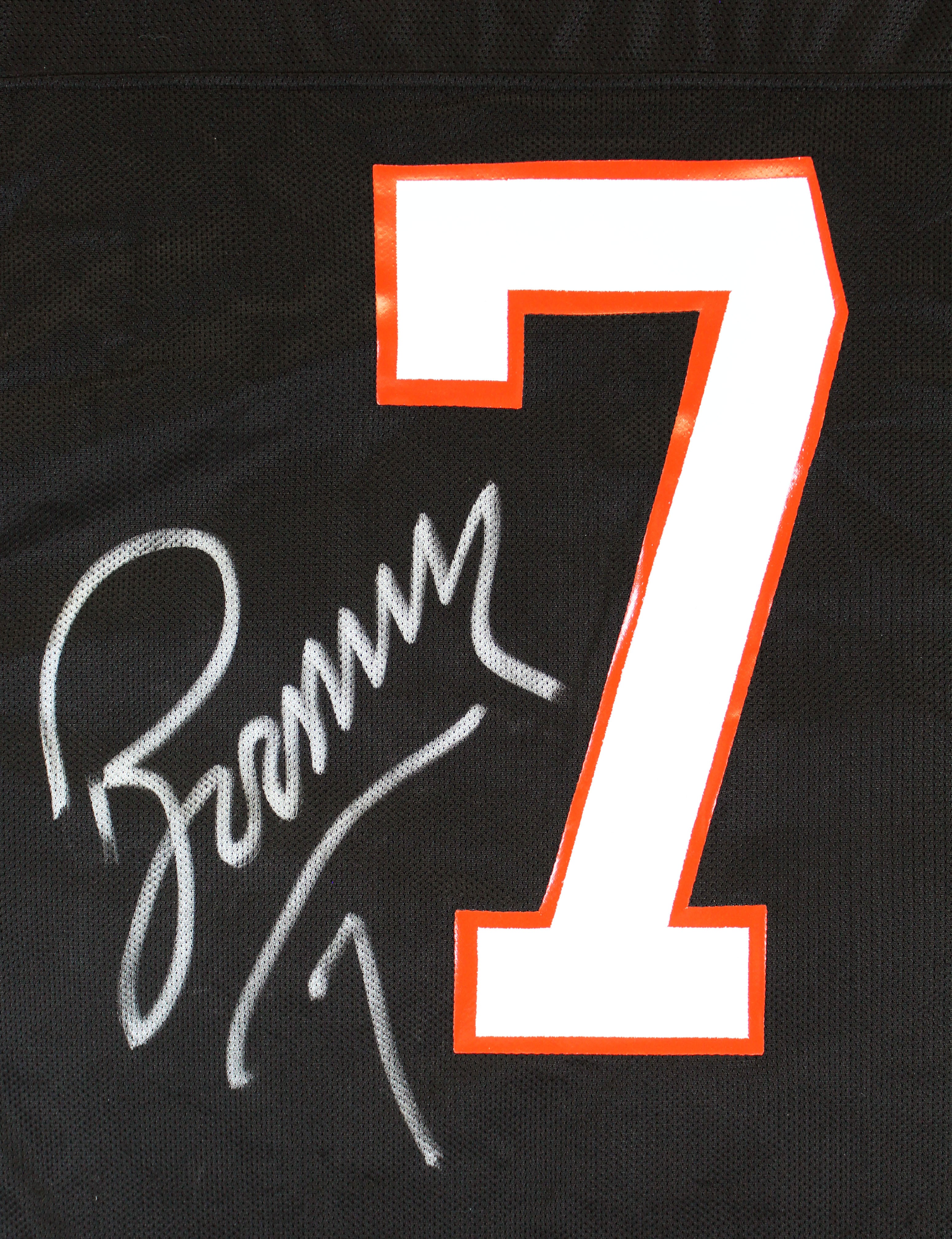 Bengals Boomer Esiason Signed Game Issued Black Champion Jersey BAS #X71283