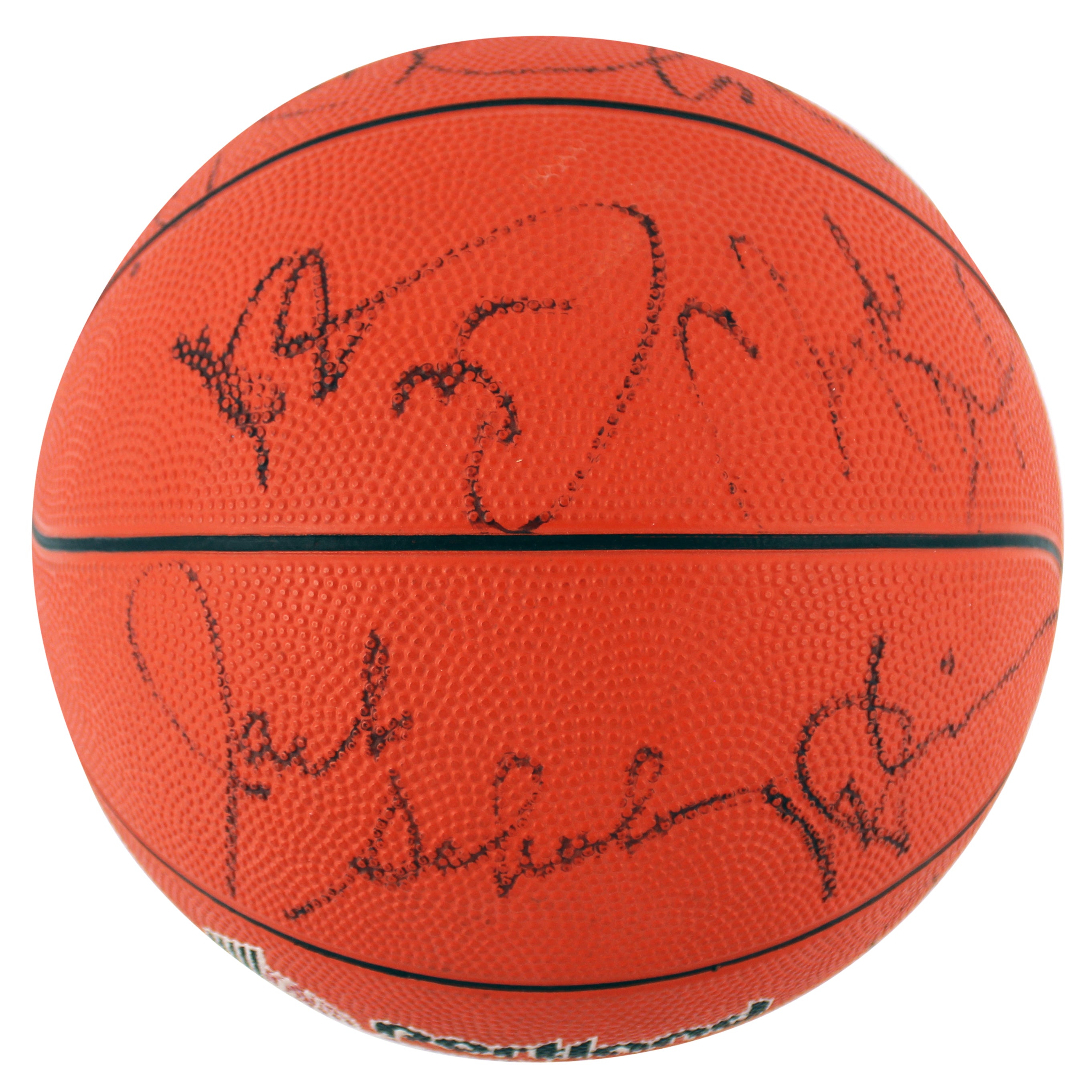 1990 Blazers (14) Drexler,  Ainge, Robinson Signed Baden Basketball BAS #AC33556