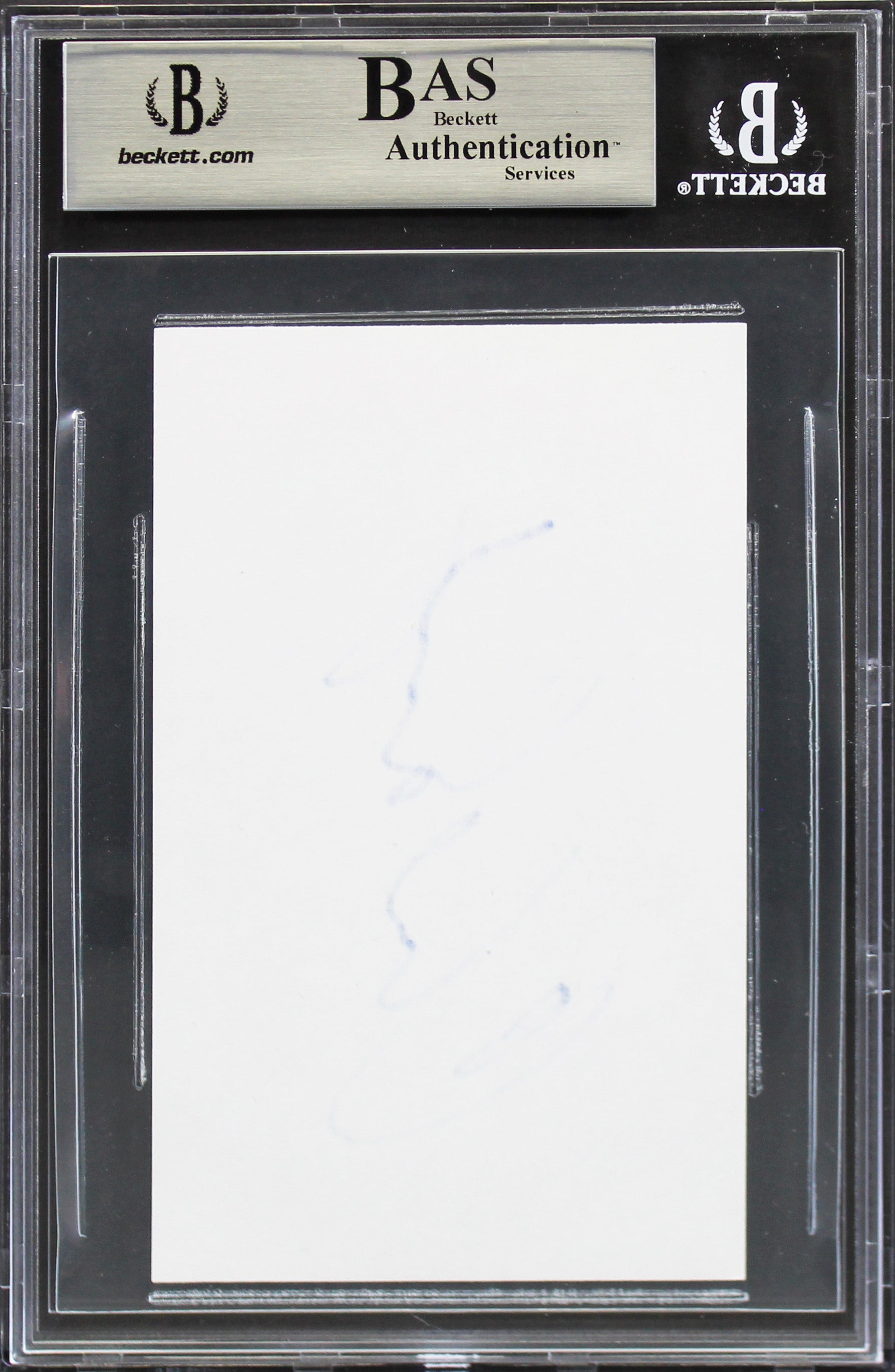 Chad Smith Red Hot Chili Peppers Authentic Signed 3x5 Cut Signature BAS Slabbed