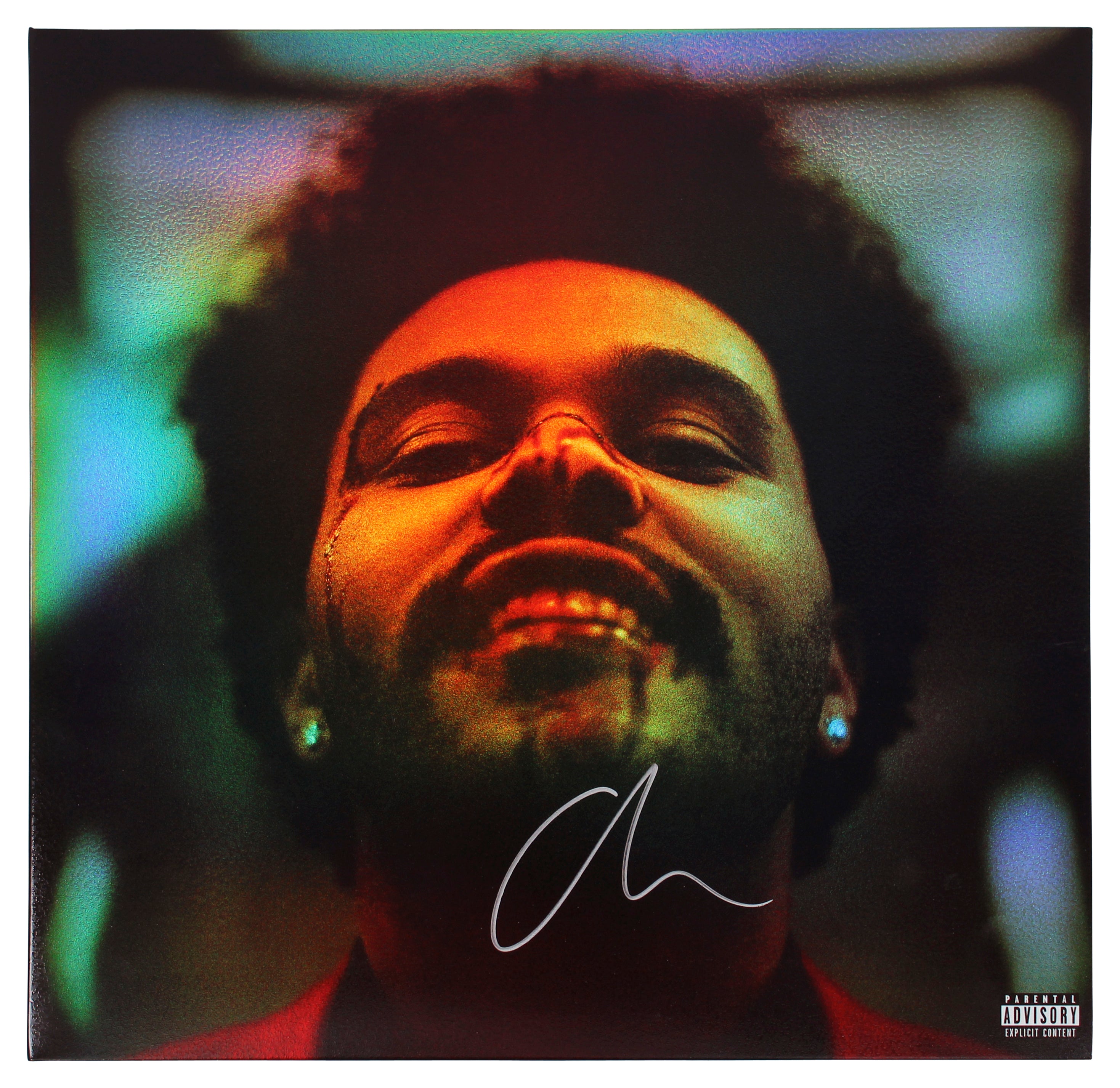 The Weeknd Authentic Signed After Hours Album Cover Autographed JSA #AI58286