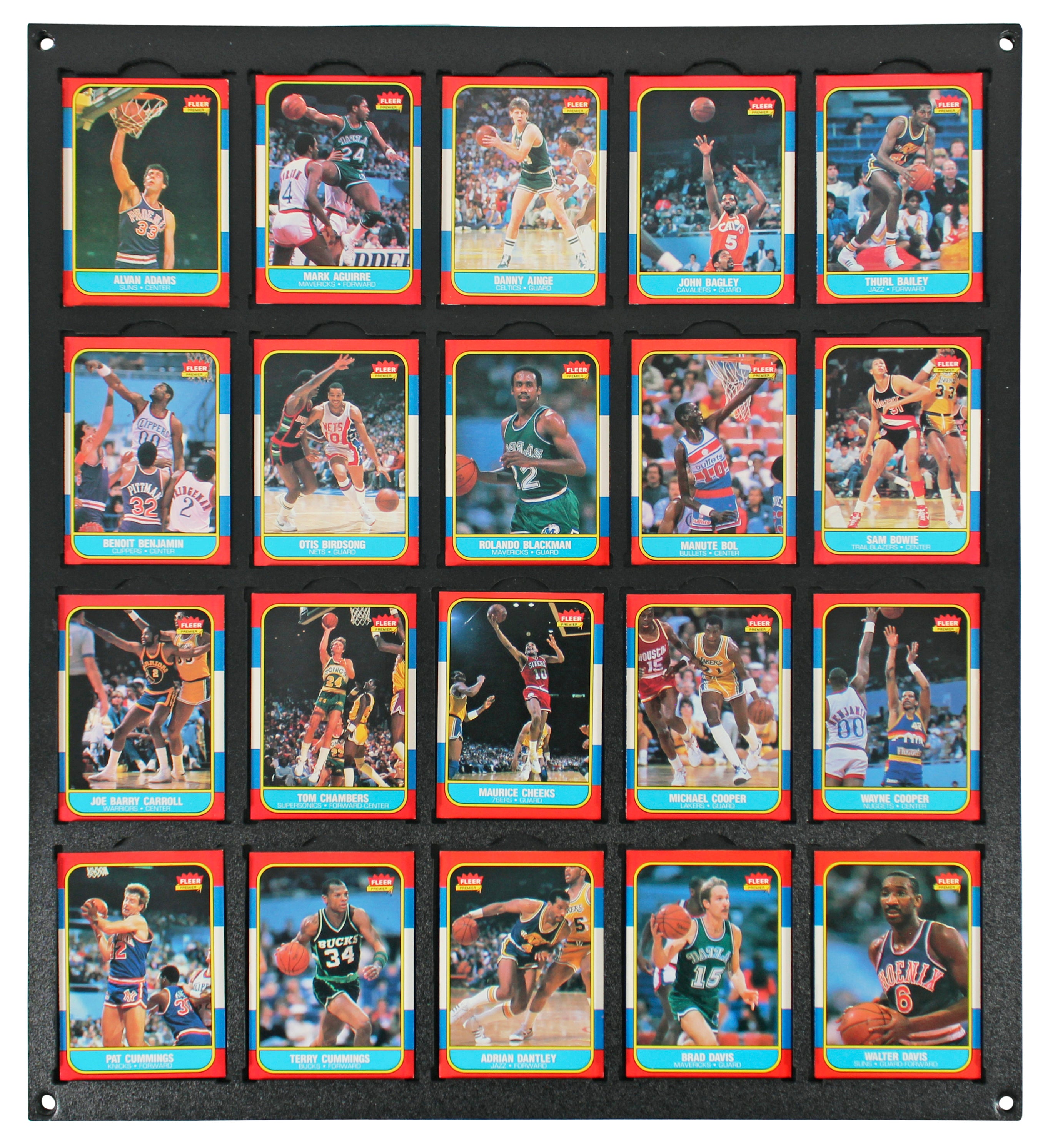 1986 Fleer Complete 143 Card Set w/ Checklist Michael Jordan Karl Malone Rookies