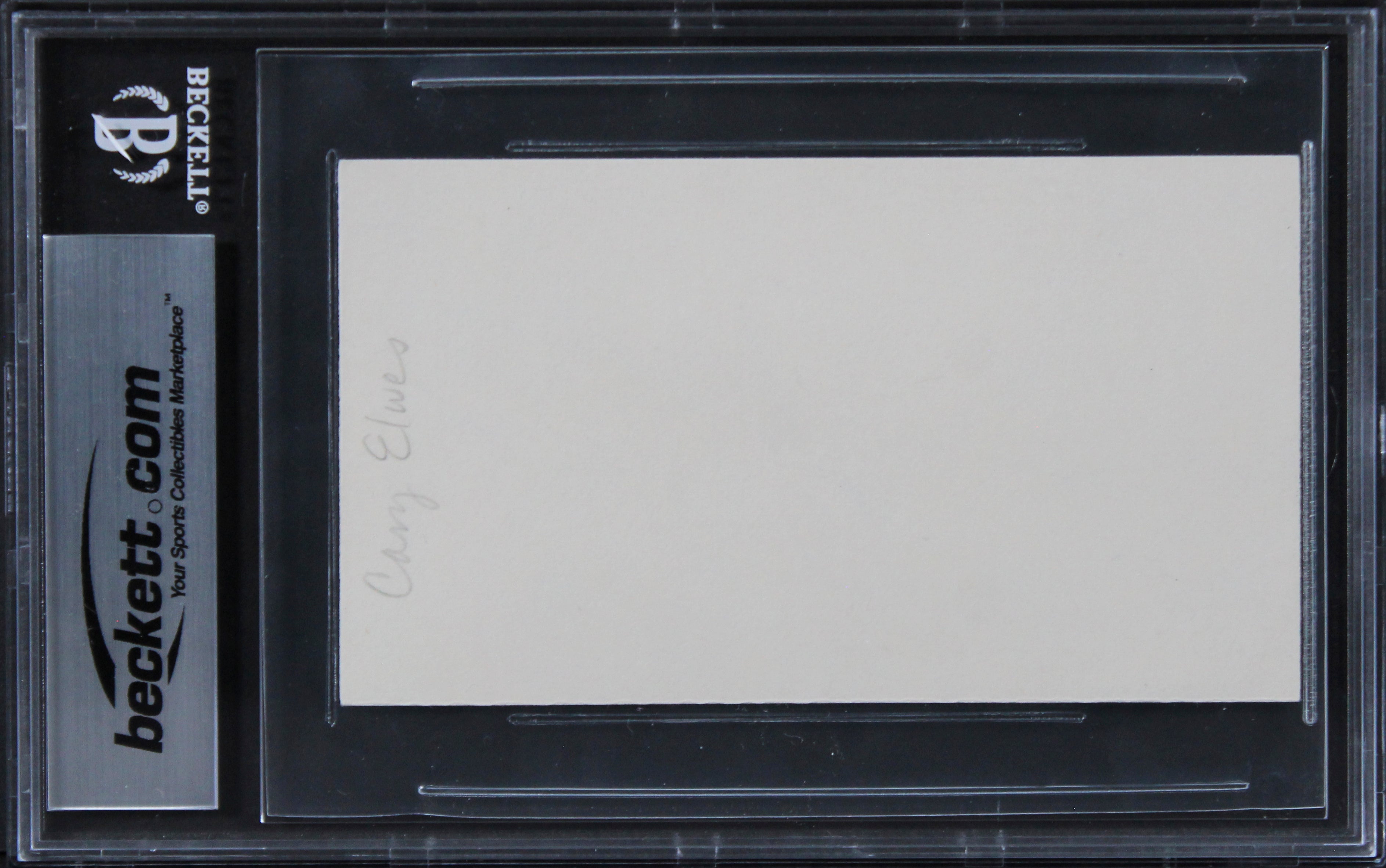 Cary Elwes The Princess Bride Authentic Signed 3x5 Index Card BAS Slabbed 3