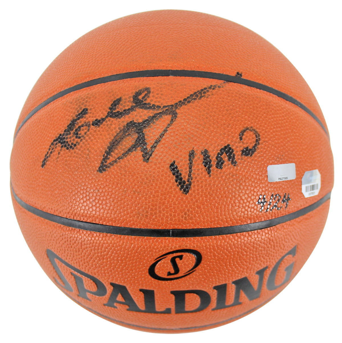 Lakers Kobe Bryant "Vino" Signed NBA Basketball LE 4/24 Fanatics & Panini