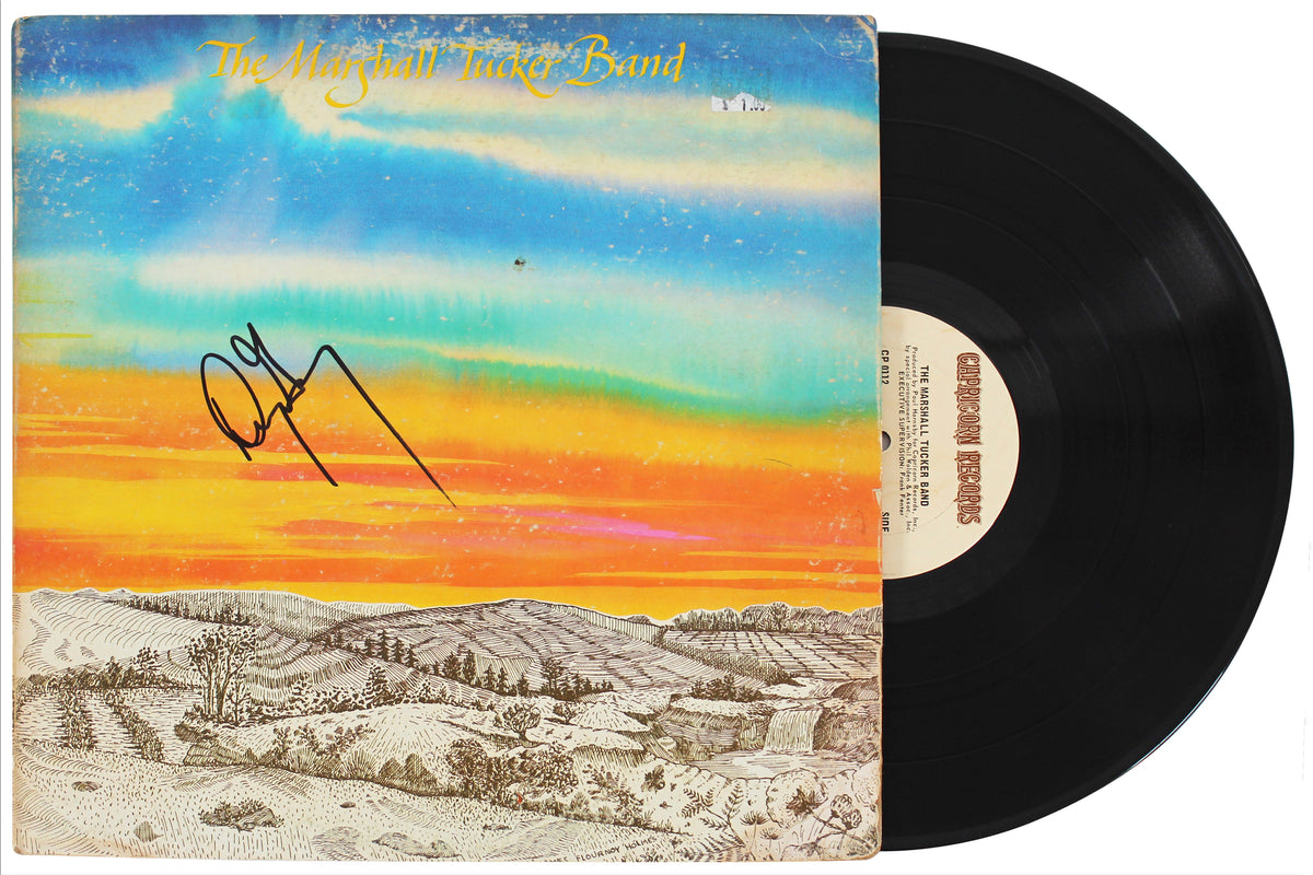 Doug Gray The Marshall Tucker Band Signed Album Cover W/ Vinyl BAS #Q61607