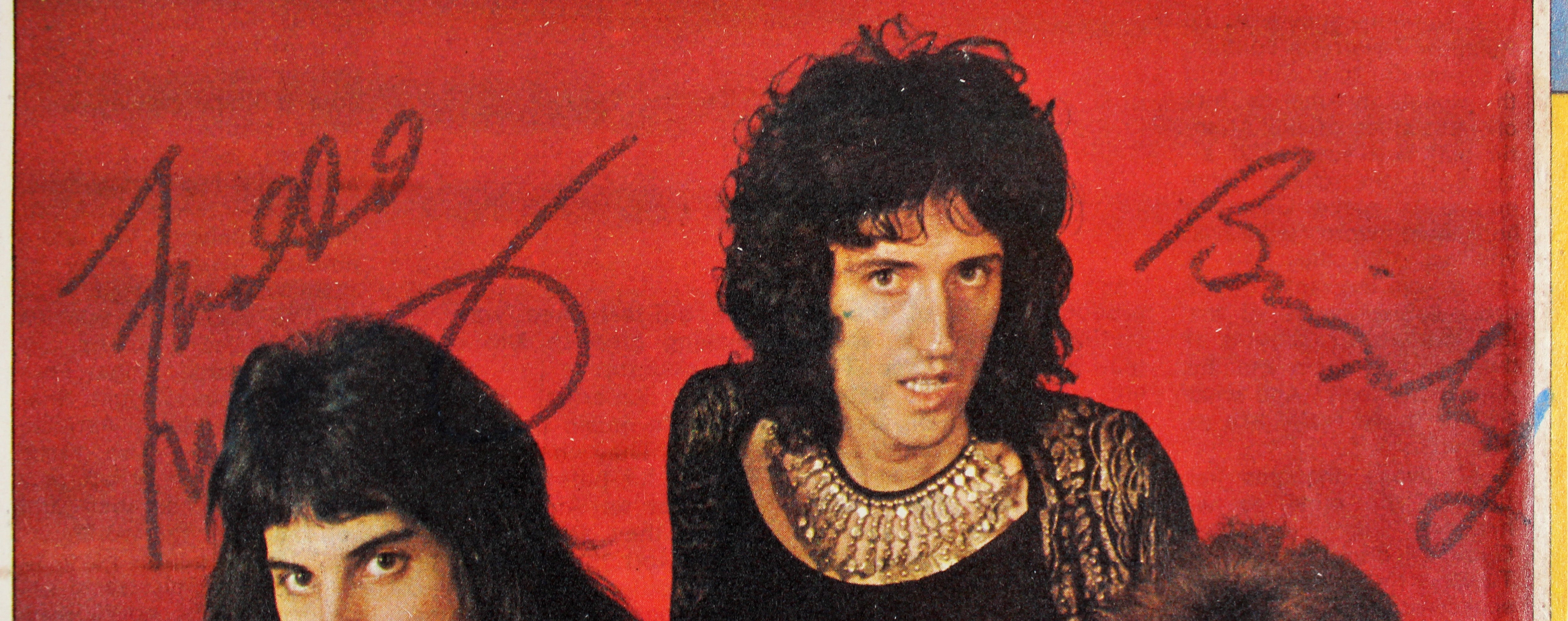 Queen (4) Mercury, May, Taylor & Deacon Signed 8.5x11.75 Magazine Page BAS