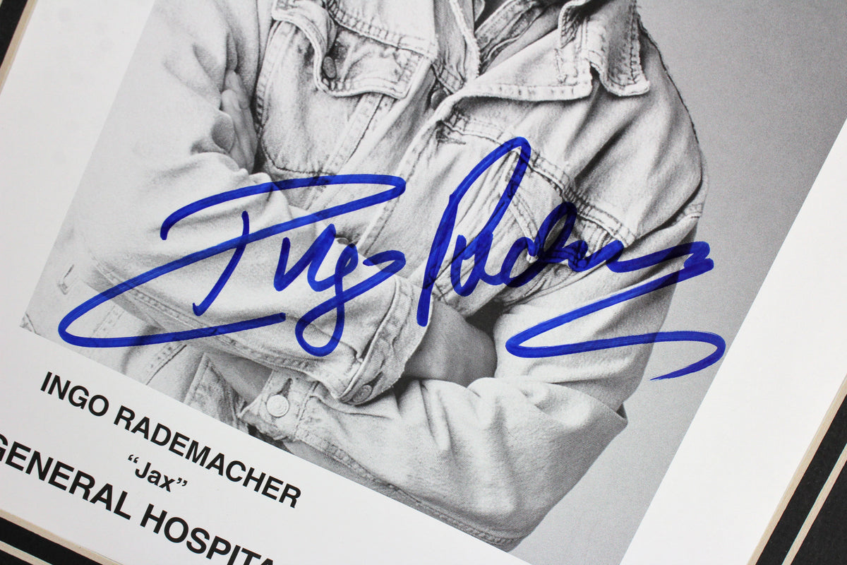 Ingo Rademacher General Hospital Authentic Signed 8x10 Matted Photo BAS #H92907