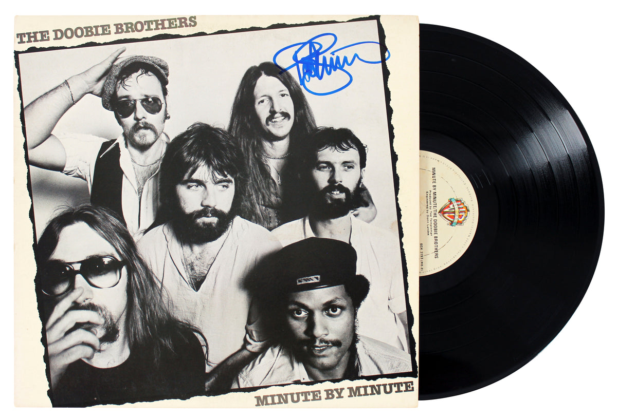 Patrick Simmons The Doobie Brothers Signed Album Cover W/ Vinyl BAS #Q61517