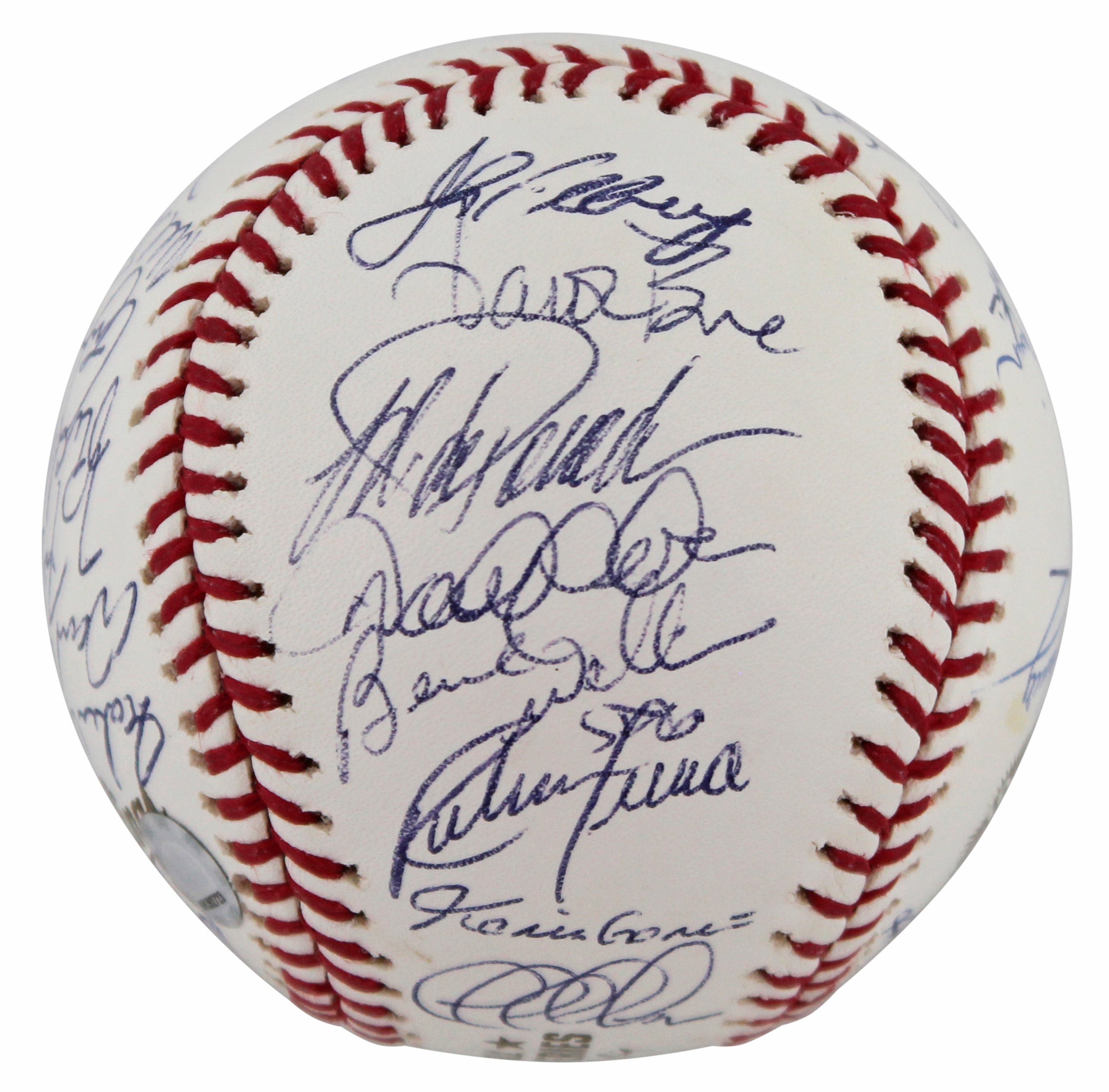 2003 Yankees (26) Jeter, Pettitte, Posada, Rivera +22 Signed Oml Baseball MLB 2
