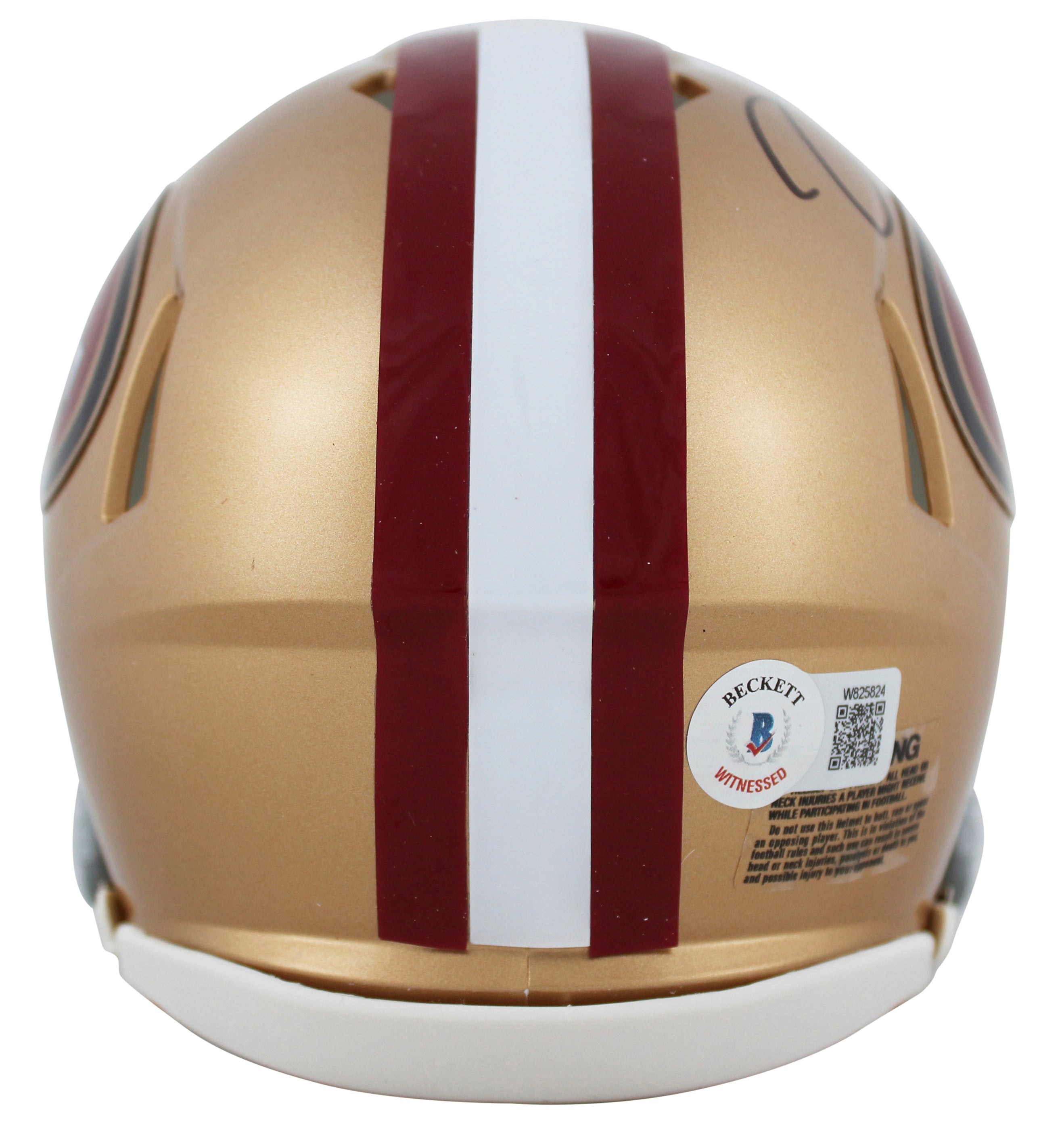49ers Trent Williams Authentic Signed Speed Mini Helmet BAS Witnessed