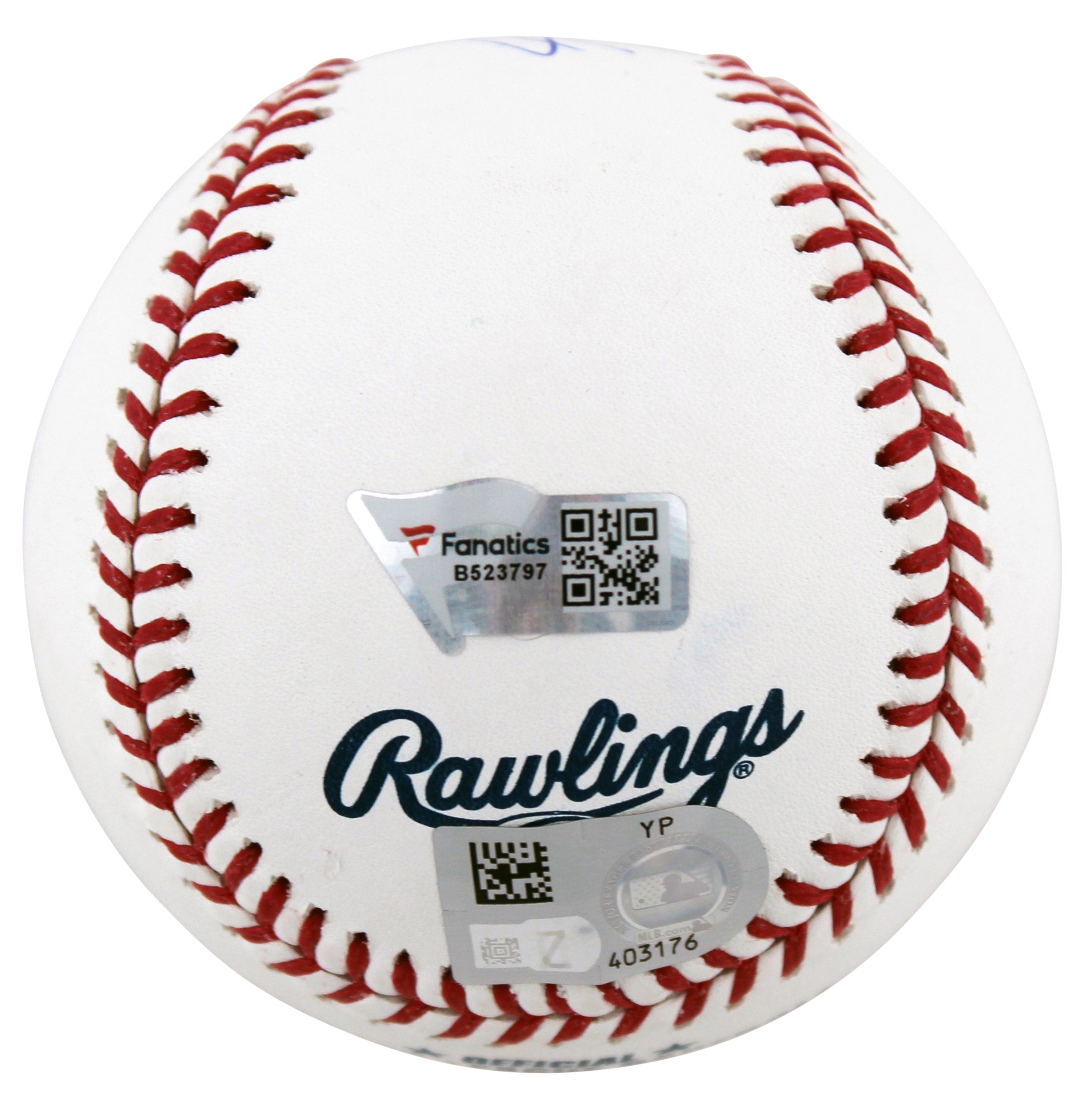 Guardians Aaron Civale Authentic Signed Oml Baseball Autographed MLB & Fanatics