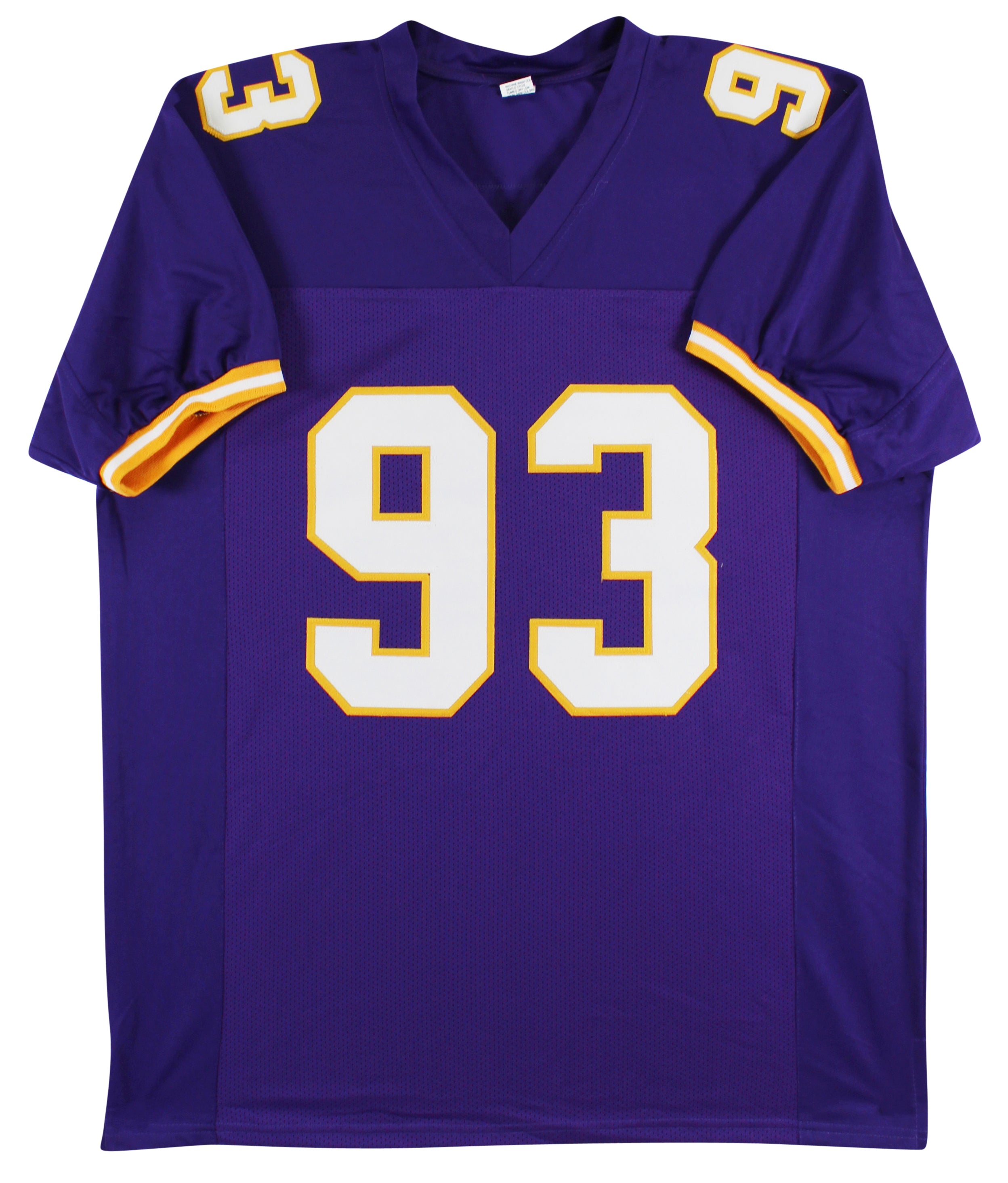 John Randle Authentic Signed Purple Pro Style Jersey Autographed JSA Witnessed