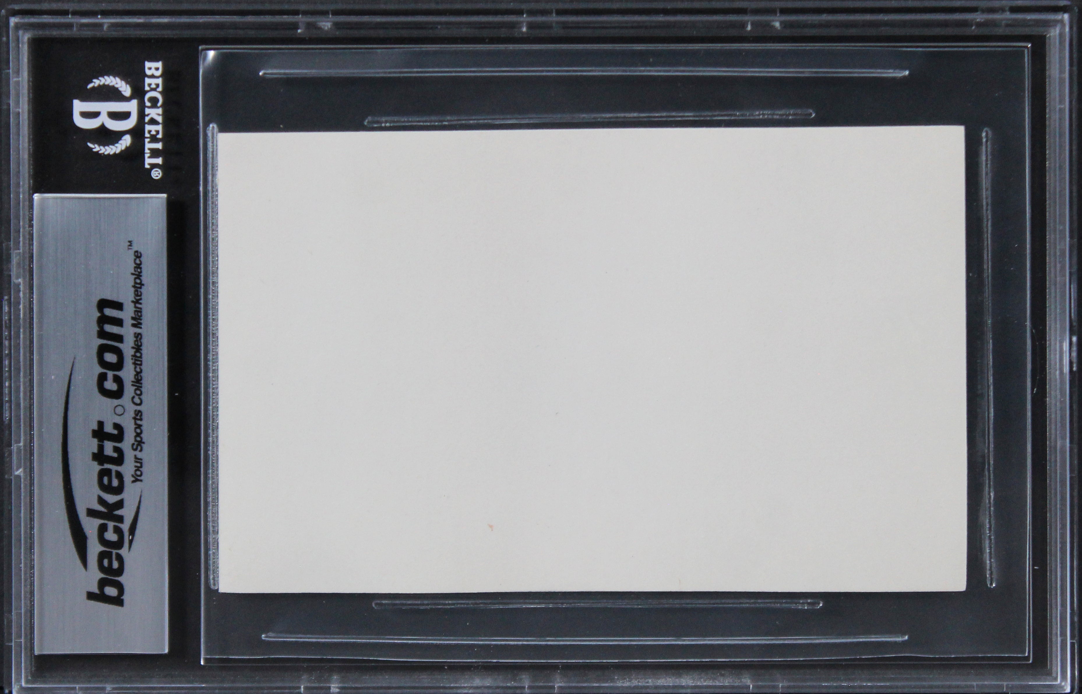 John Malkovich Con Air Authentic Signed 3x5 Index Card Autographed BAS Slabbed