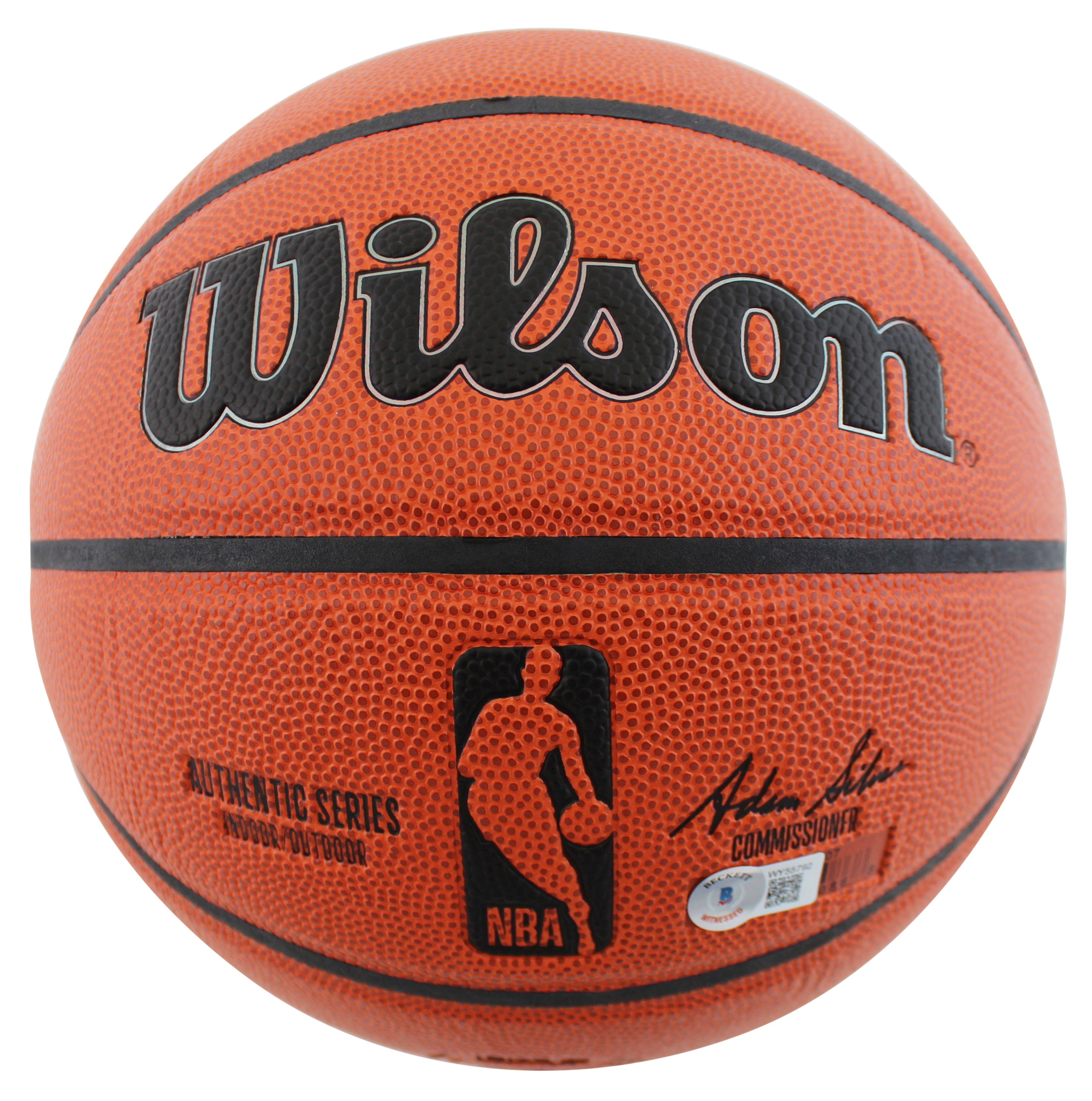 Lakers Kurt Rambis "Superman" Authentic Signed Wilson Basketball BAS Witnessed