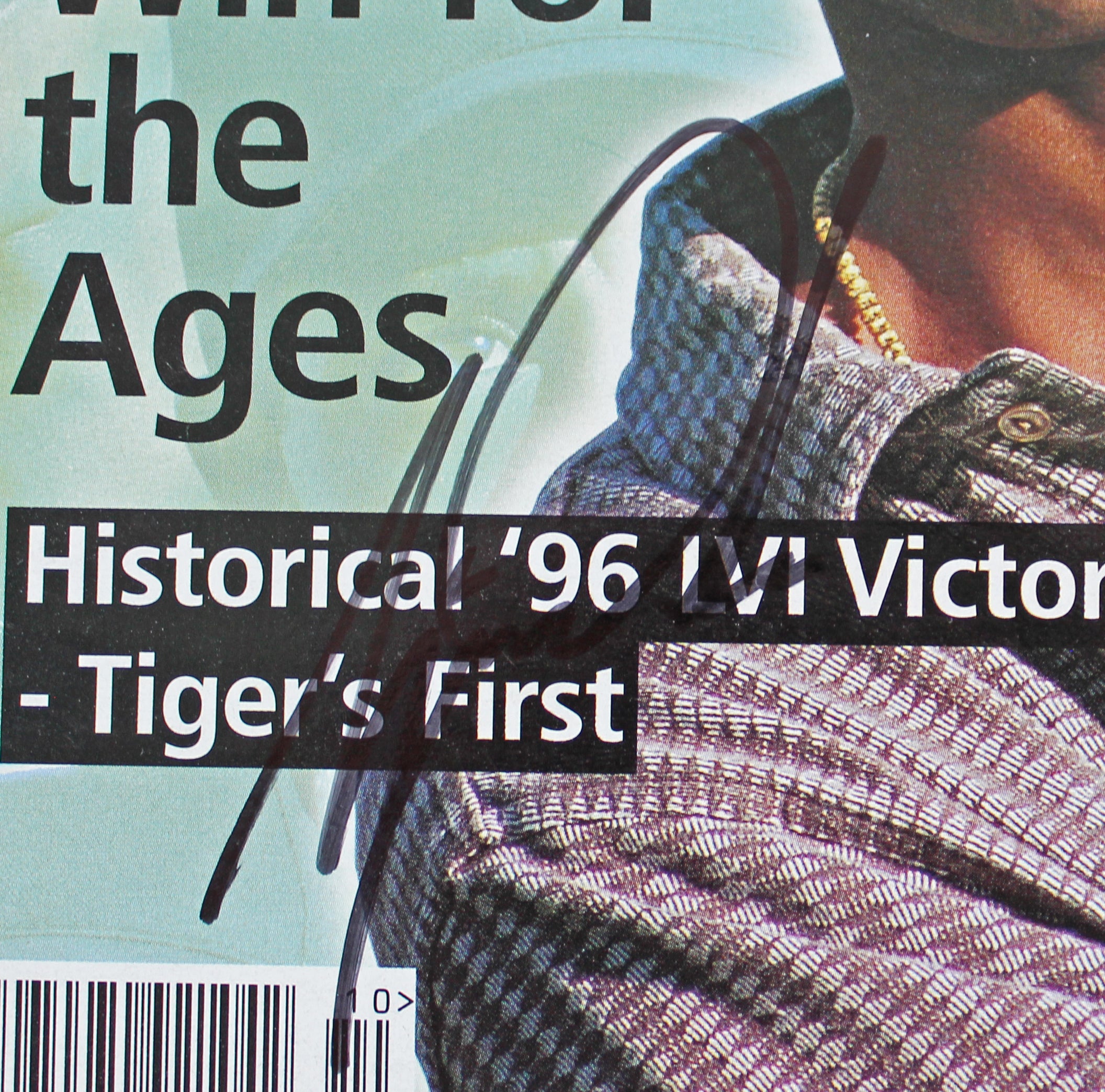 Tiger Woods Authentic Signed October 1997 Vegas Golfer Magazine PSA/DNA #K40109