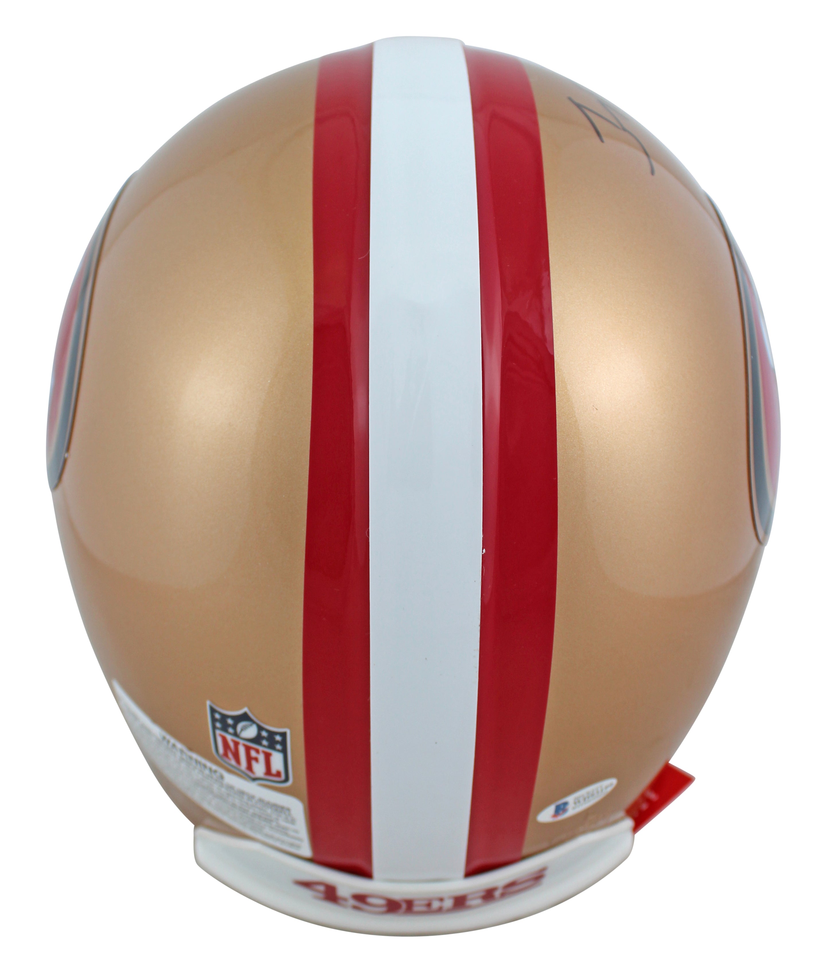 49ers Jerry Rice Authentic Signed Full Size Proline Helmet BAS Witnessed