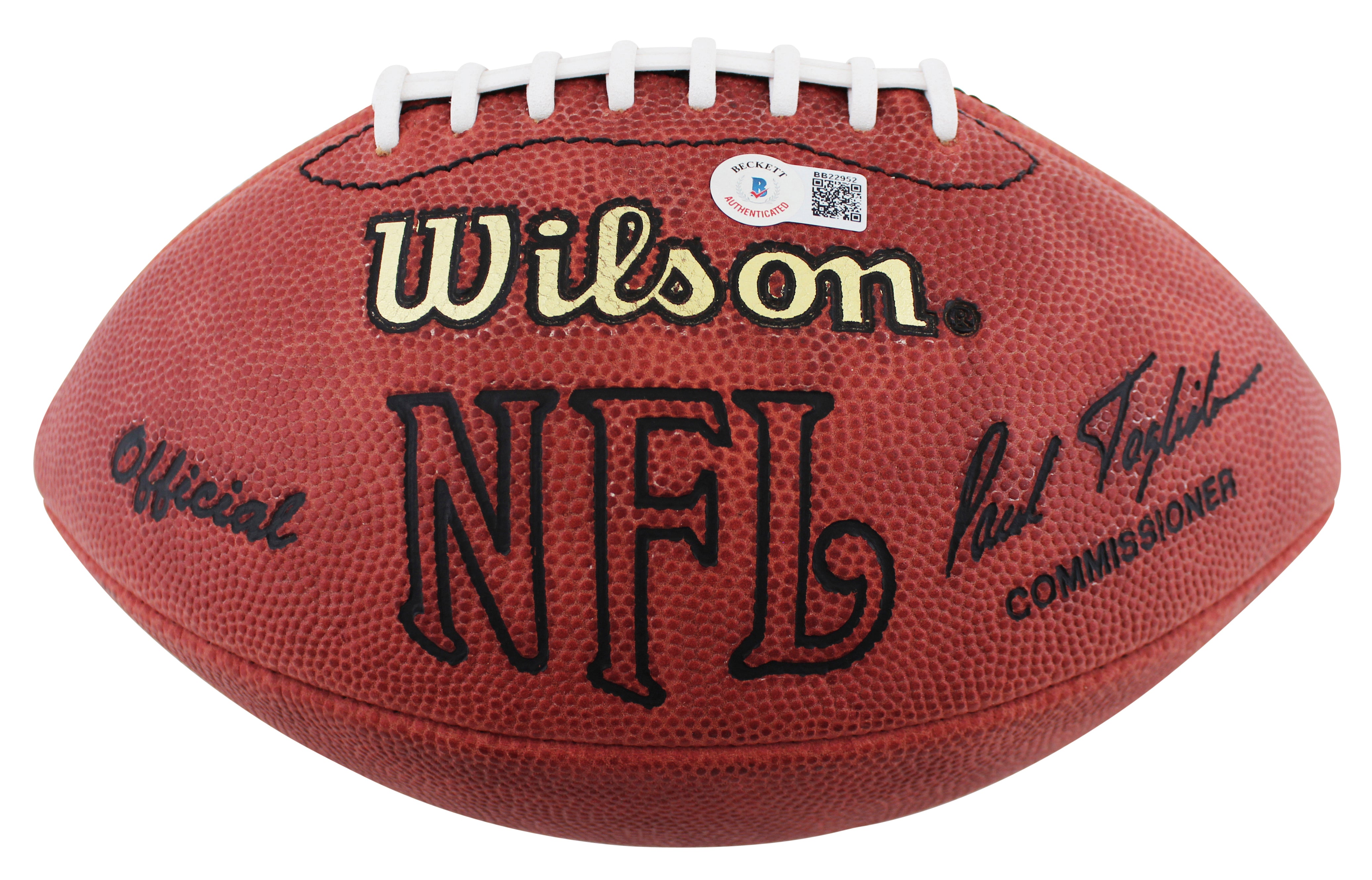49ers Steve Young Authentic Signed Official Nfl Football BAS #BB22952