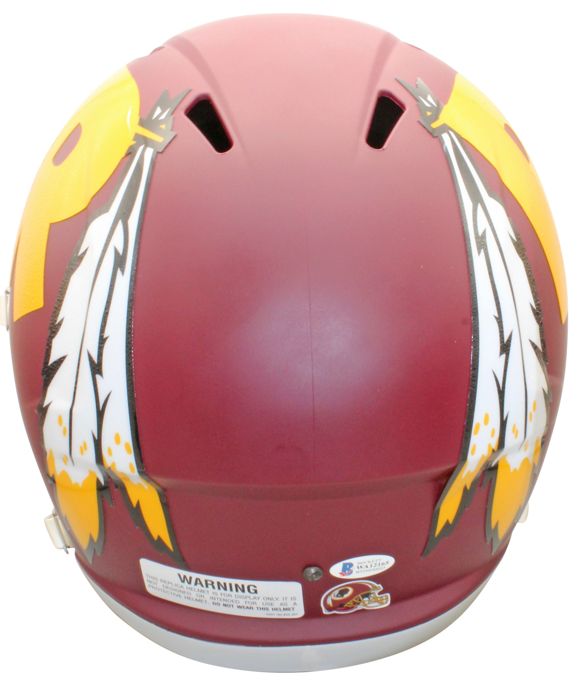 Redskins Art Monk "HOF 08" Signed Amp Riddell Full Size Speed Rep Helmet BAS