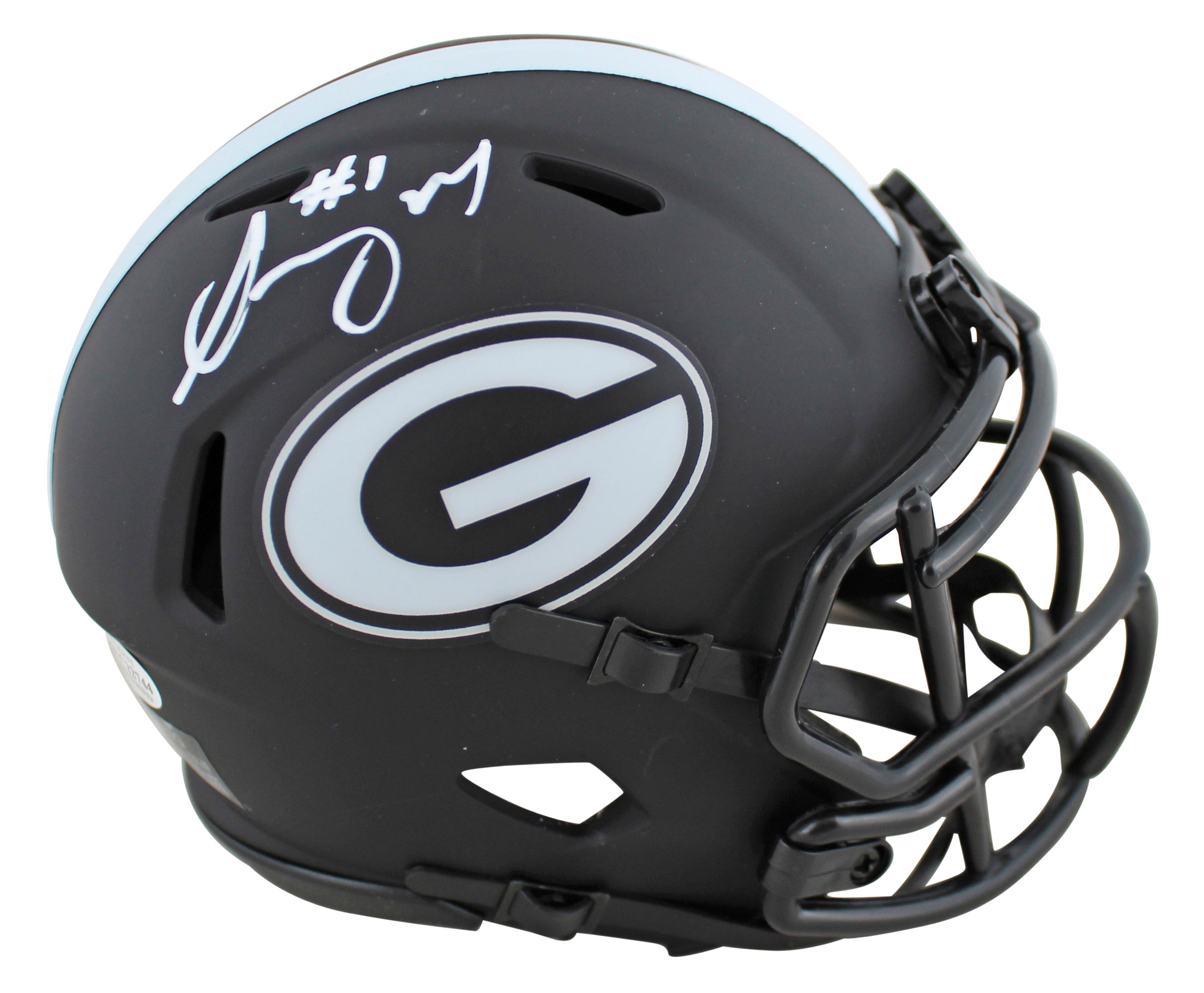 Georgia Sony Michel Authentic Signed Eclipse Speed Mini Helmet BAS Witnessed