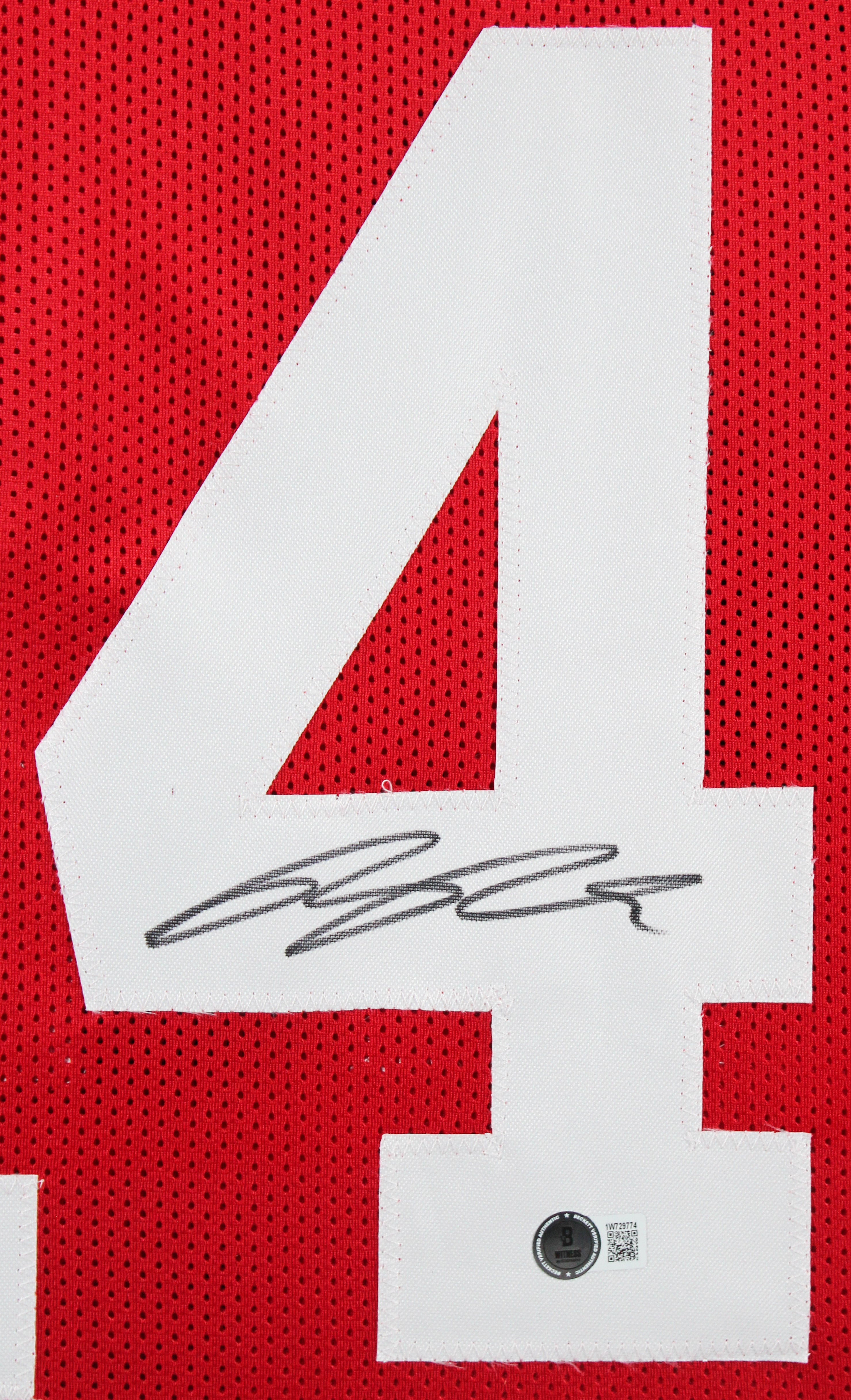 49ers Ricky Pearsall Authentic Signed Red Pro Style Framed Jersey BAS Witnessed