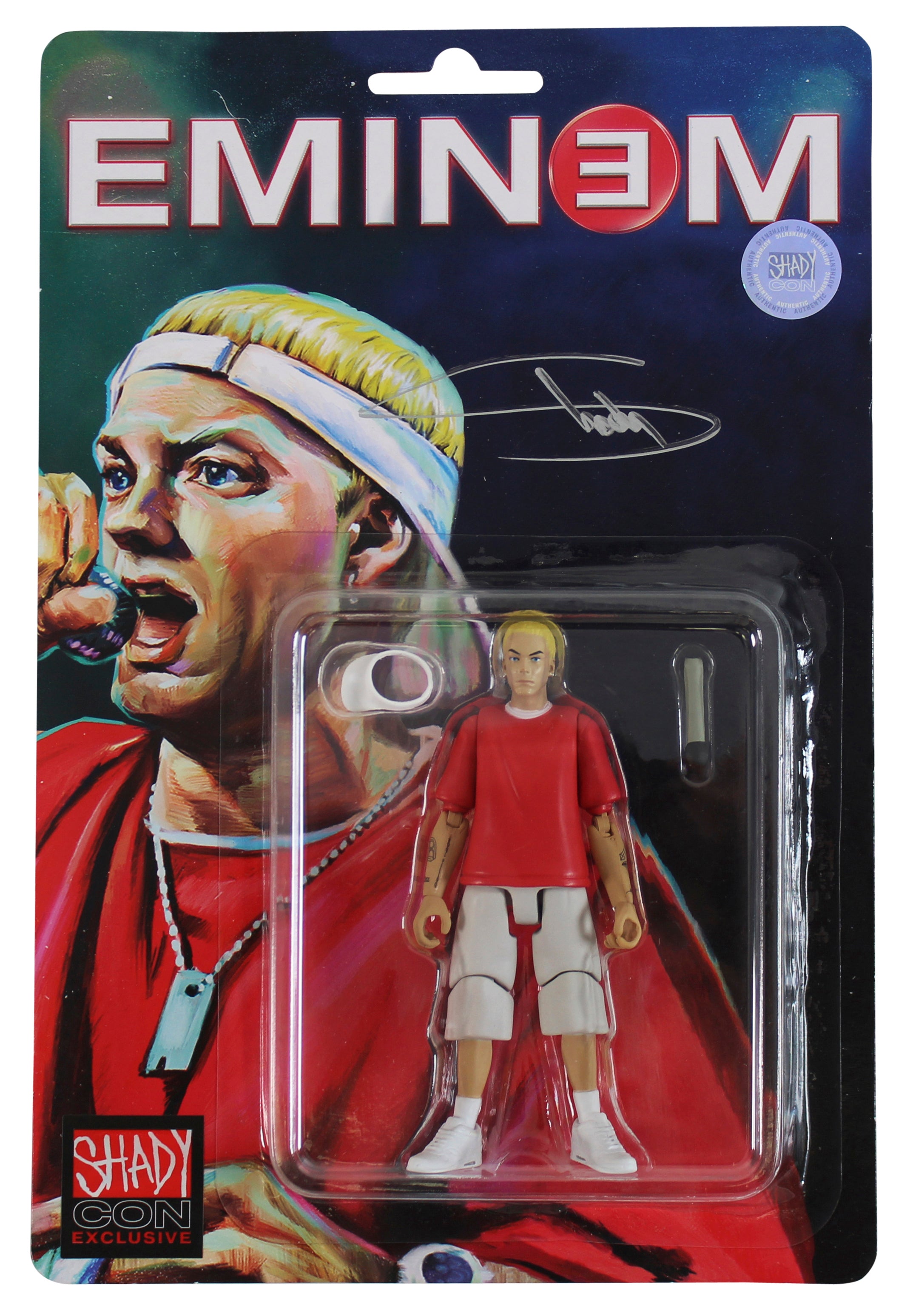 Eminem Authentic Signed Shady Con Exclusive Action Figure BAS #AB77866