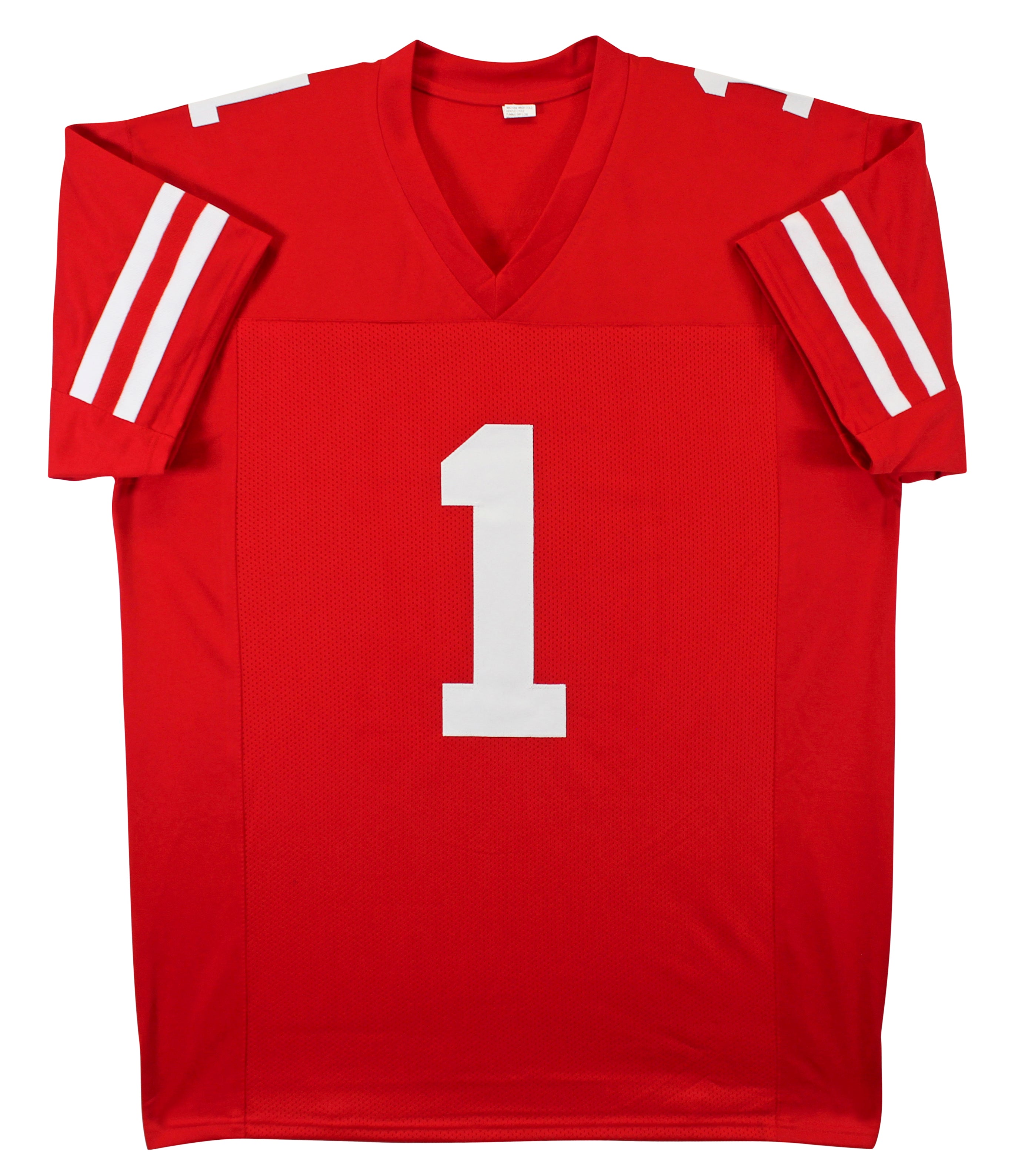 Deebo Samuel Authentic Signed Red Pro Style Jersey Autographed JSA 3